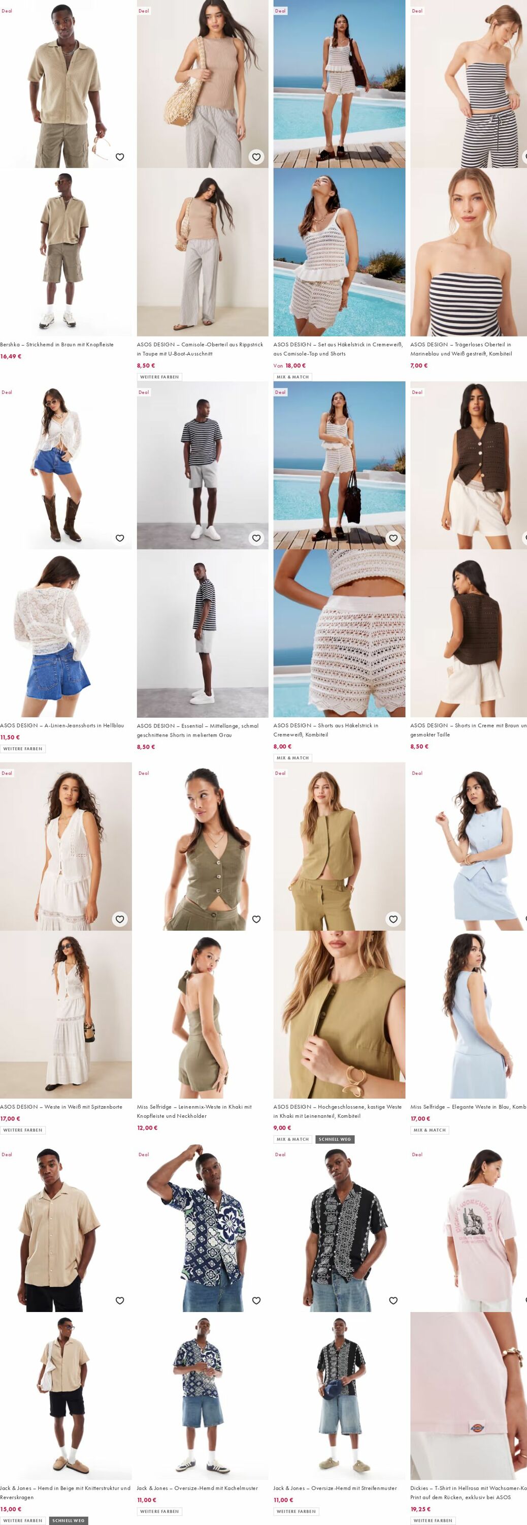 Prospekt Asos 25.08.2025 - 03.09.2025