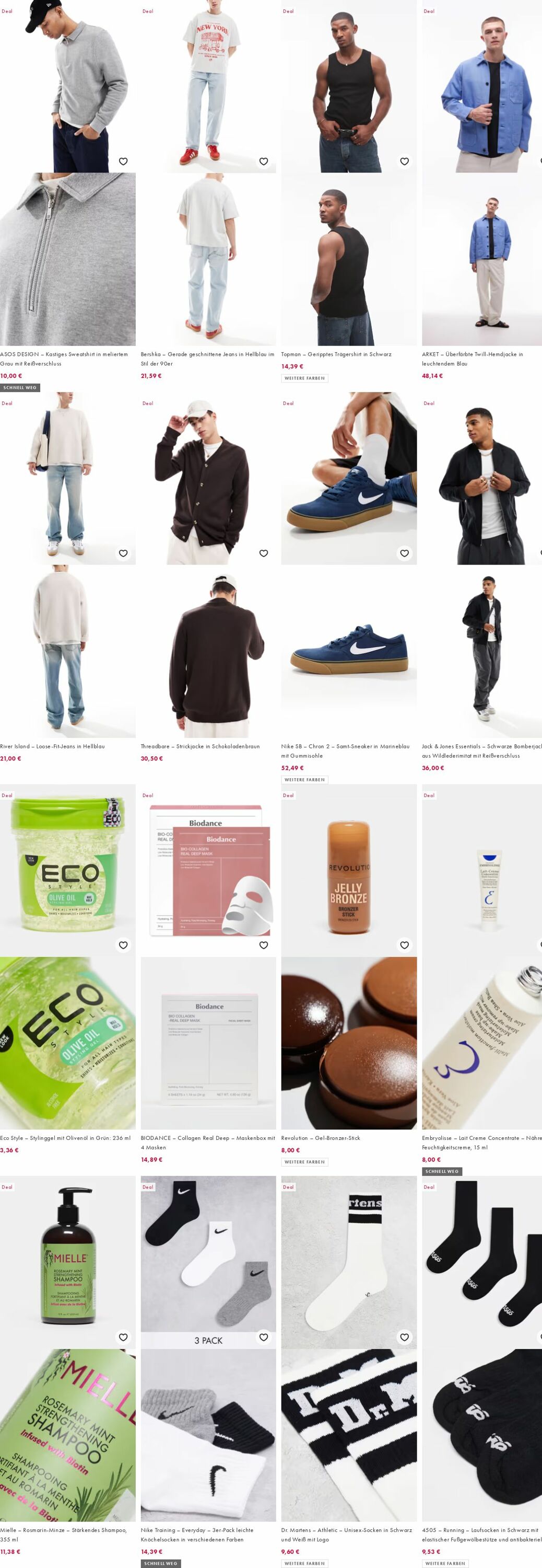 Prospekt Asos 25.08.2025 - 03.09.2025