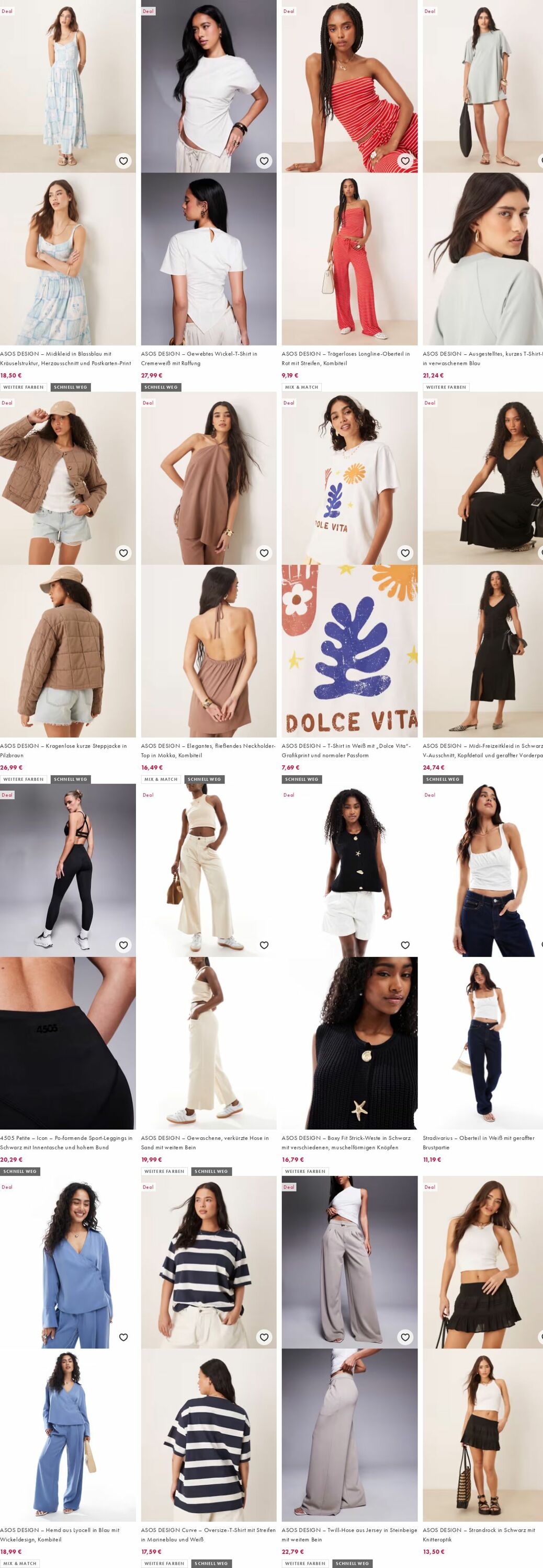 Prospekt Asos 25.08.2025 - 03.09.2025