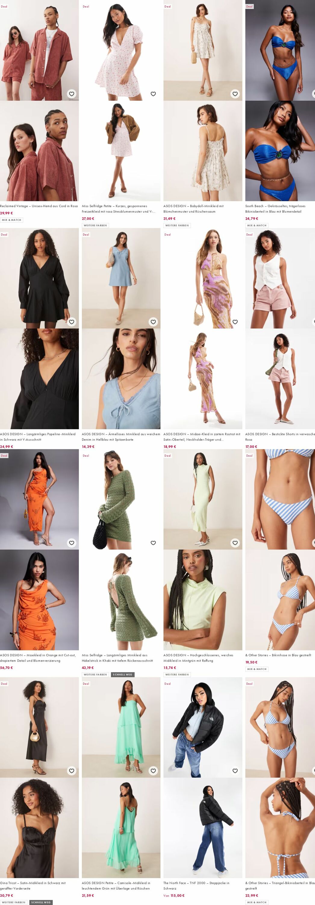 Prospekt Asos 25.08.2025 - 03.09.2025