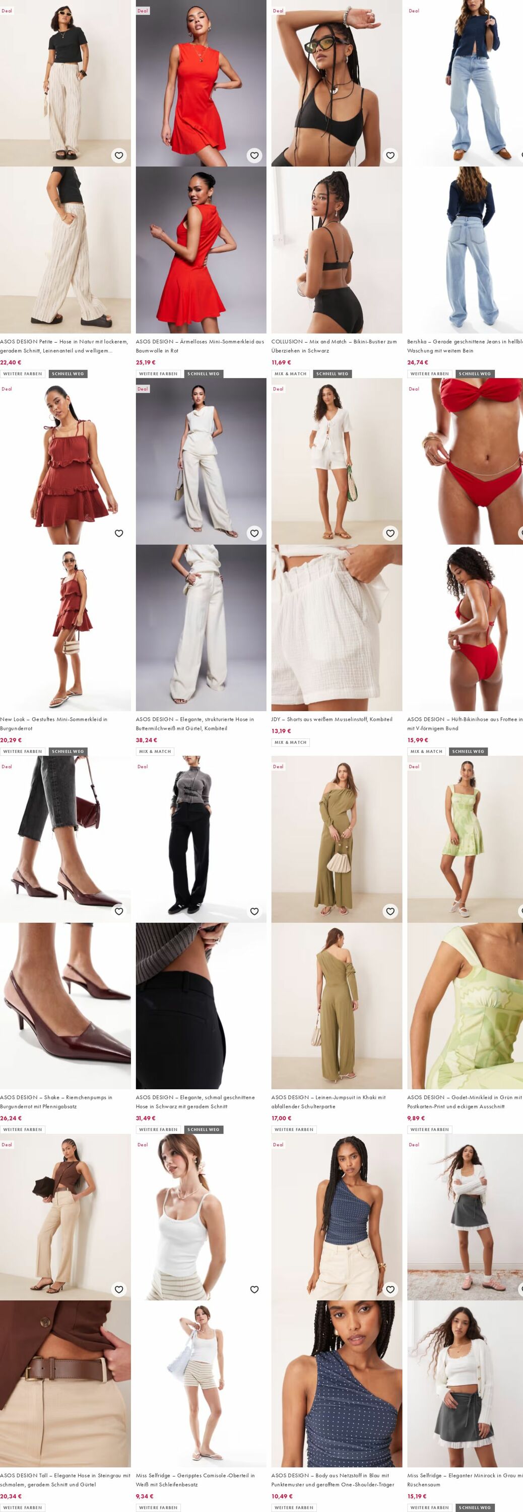 Prospekt Asos 25.08.2025 - 03.09.2025