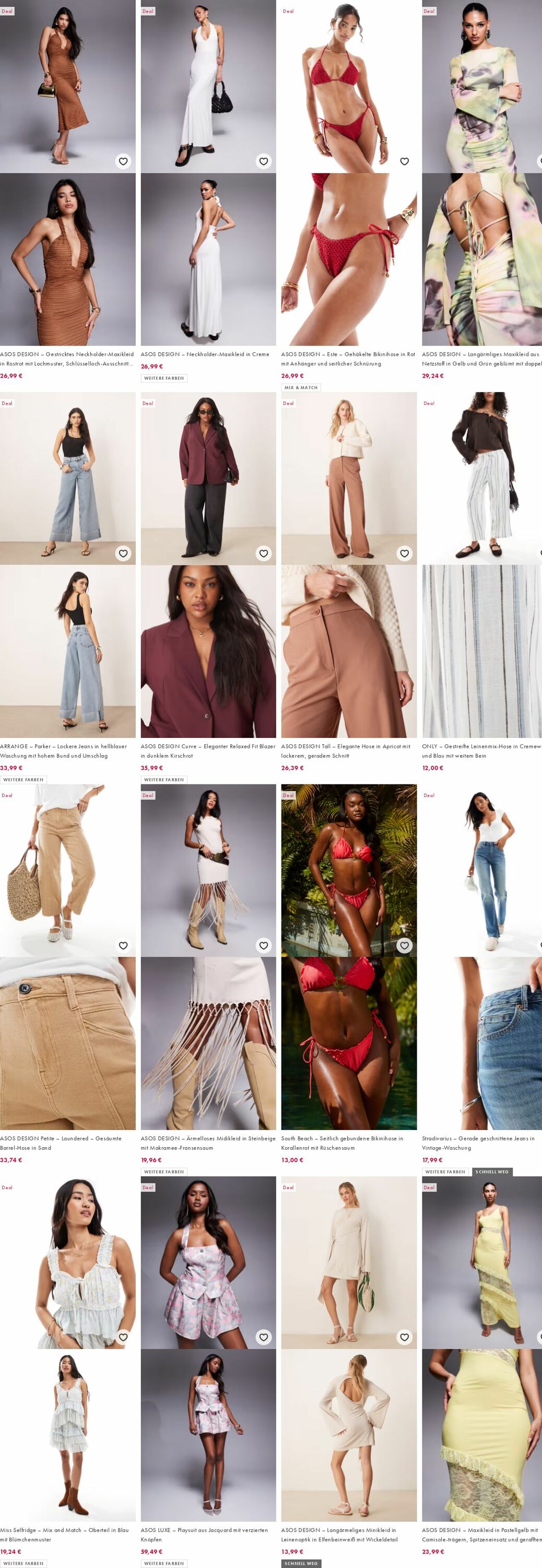 Prospekt Asos 25.08.2025 - 03.09.2025