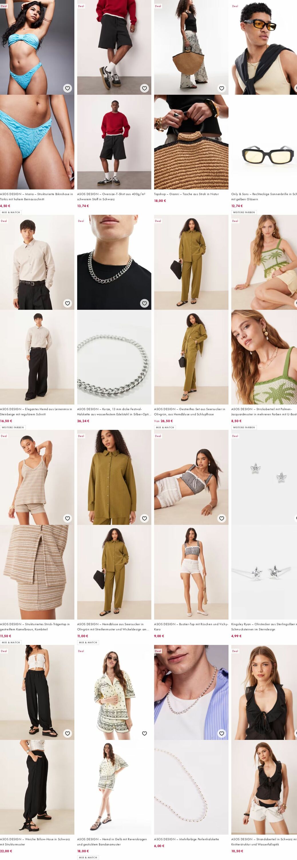 Prospekt Asos 25.08.2025 - 03.09.2025