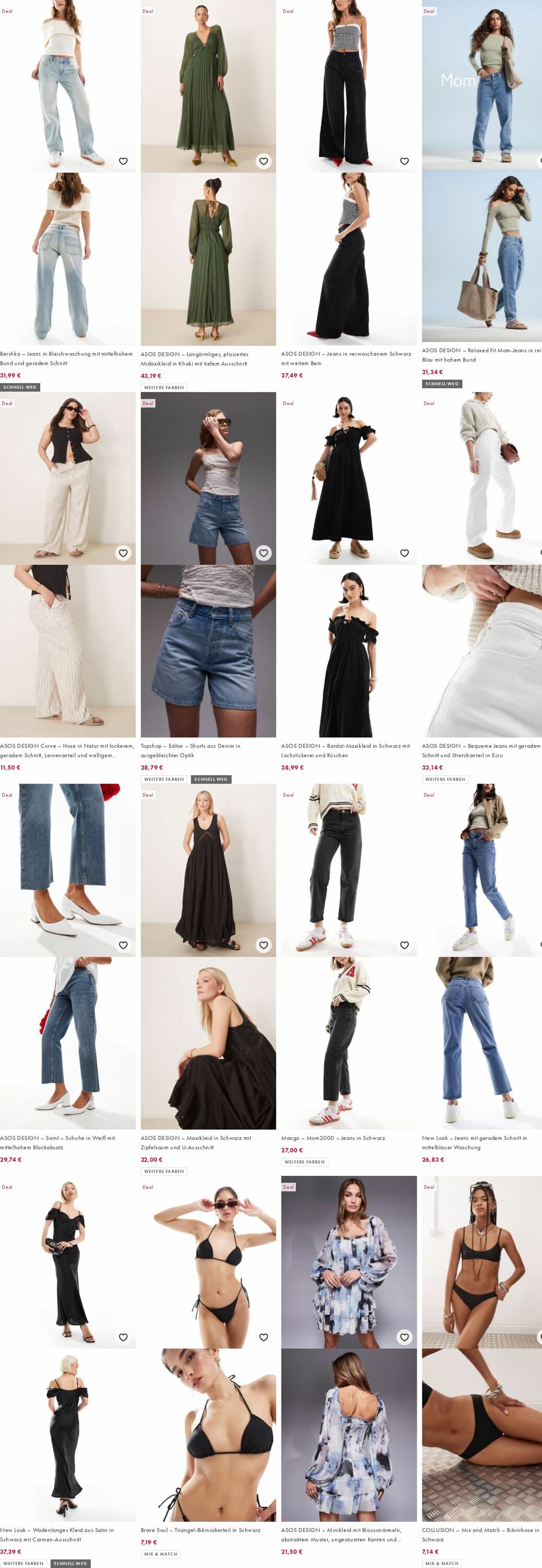 Prospekt Asos 25.08.2025 - 03.09.2025
