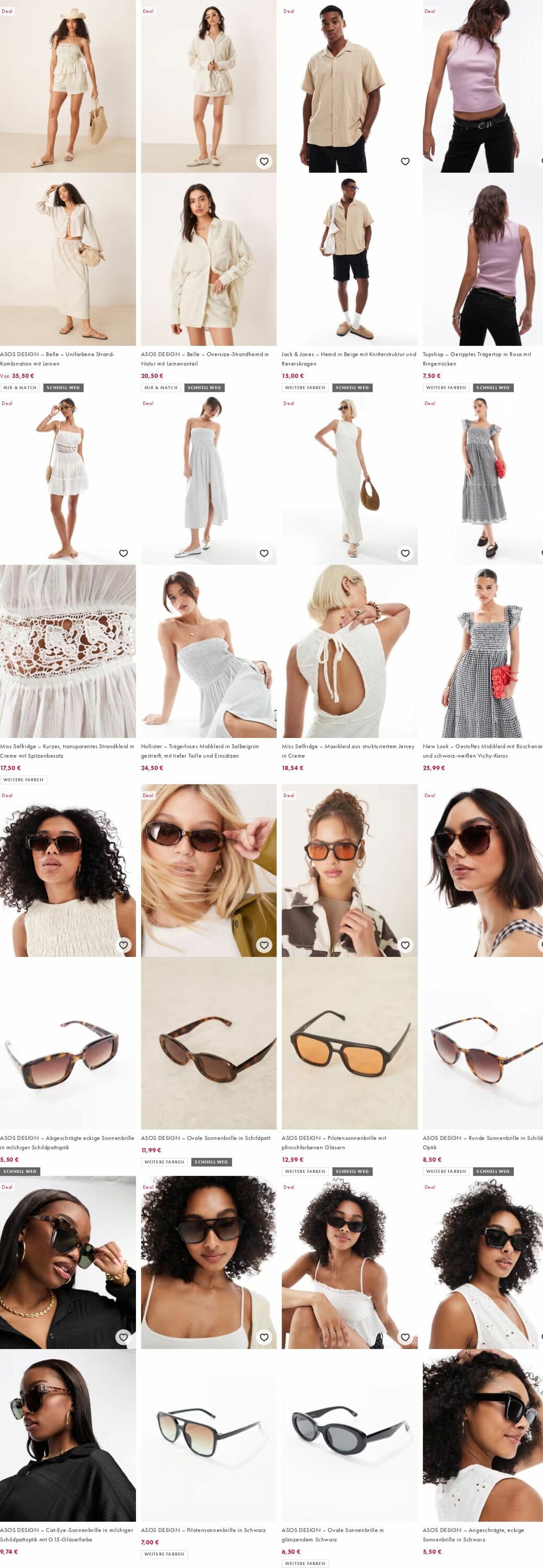 Prospekt Asos 25.08.2025 - 03.09.2025