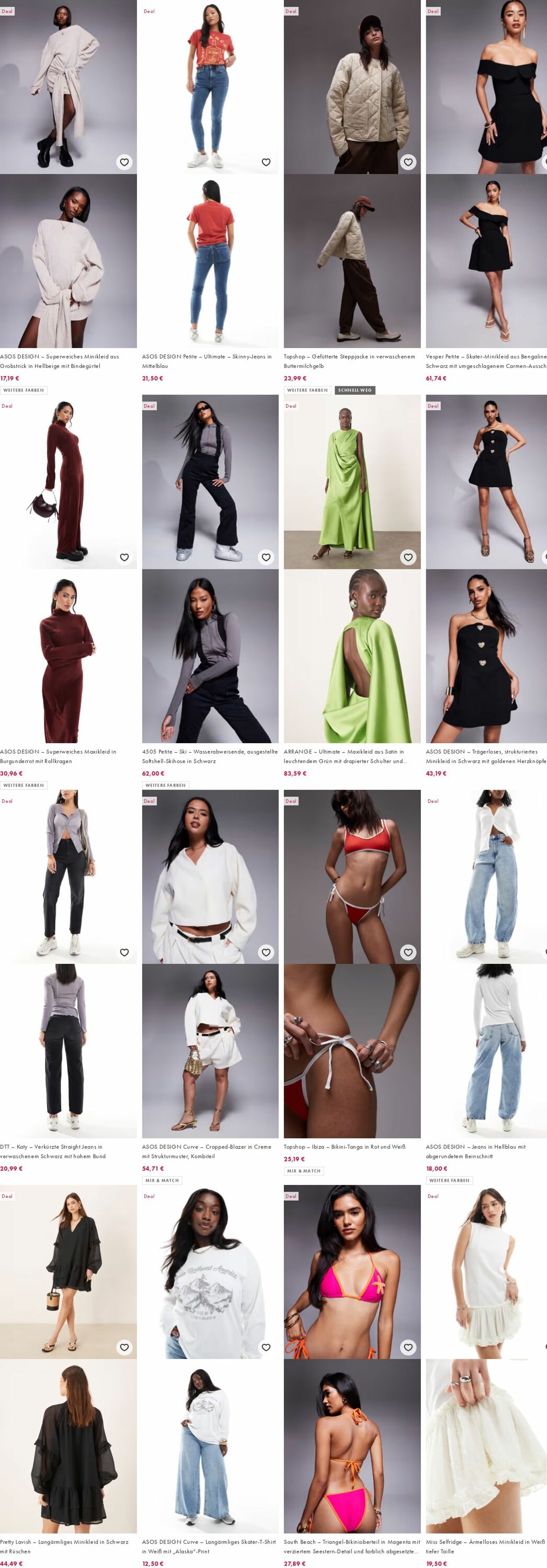 Prospekt Asos 25.08.2025 - 03.09.2025