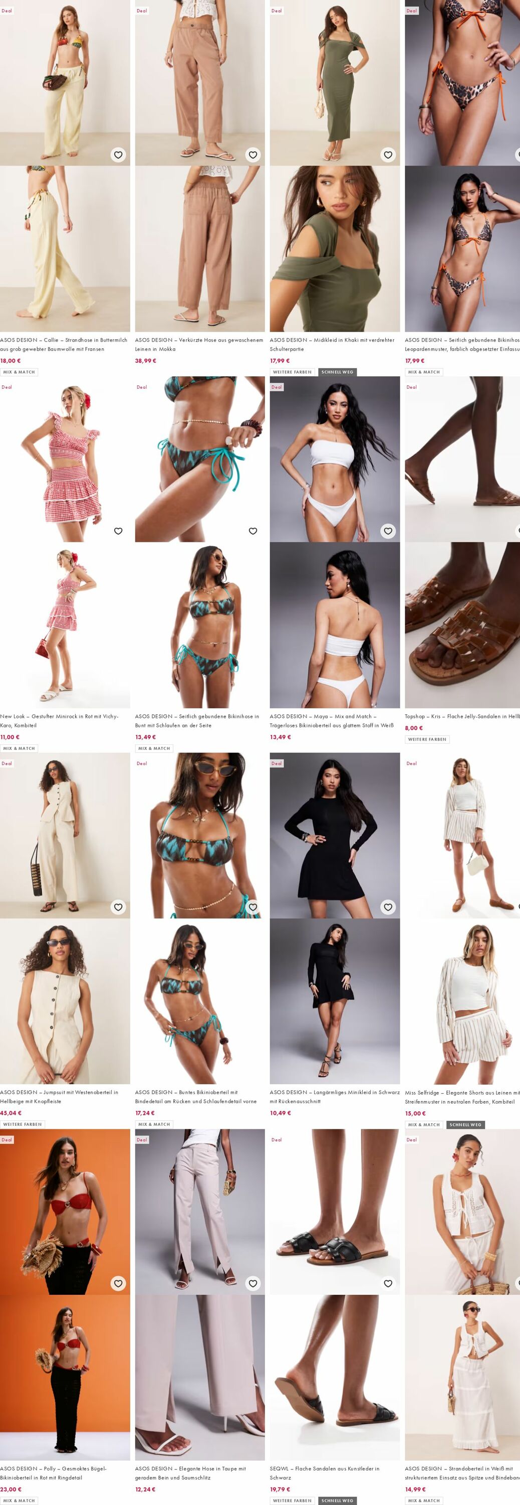 Prospekt Asos 25.08.2025 - 03.09.2025