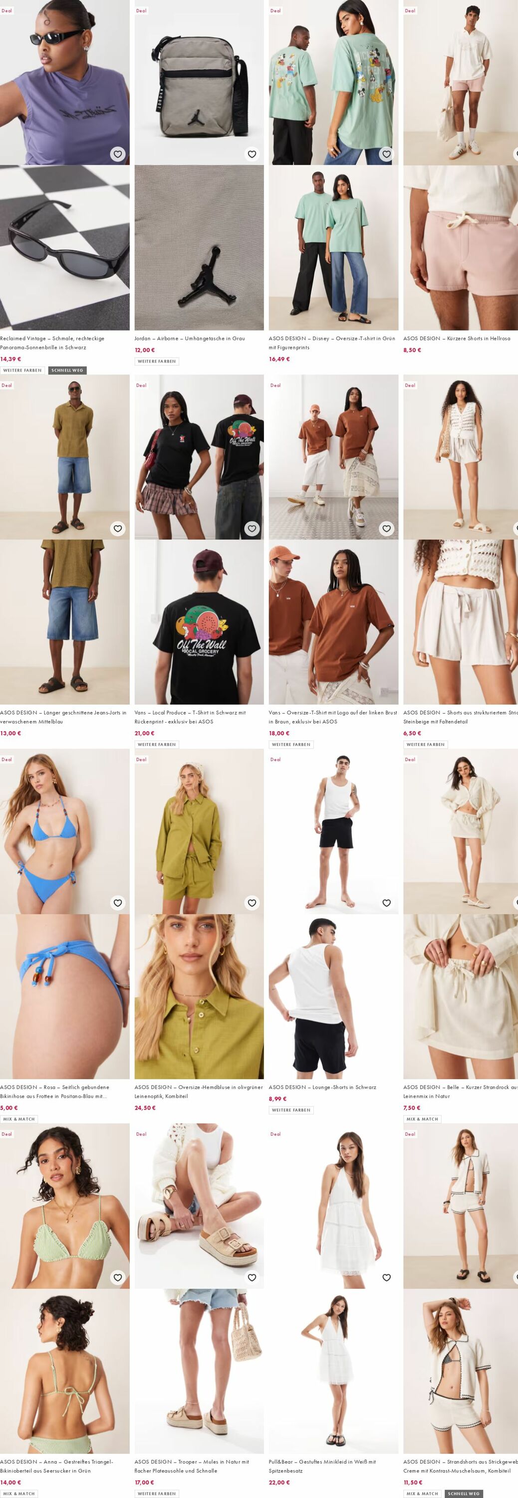 Prospekt Asos 25.08.2025 - 03.09.2025