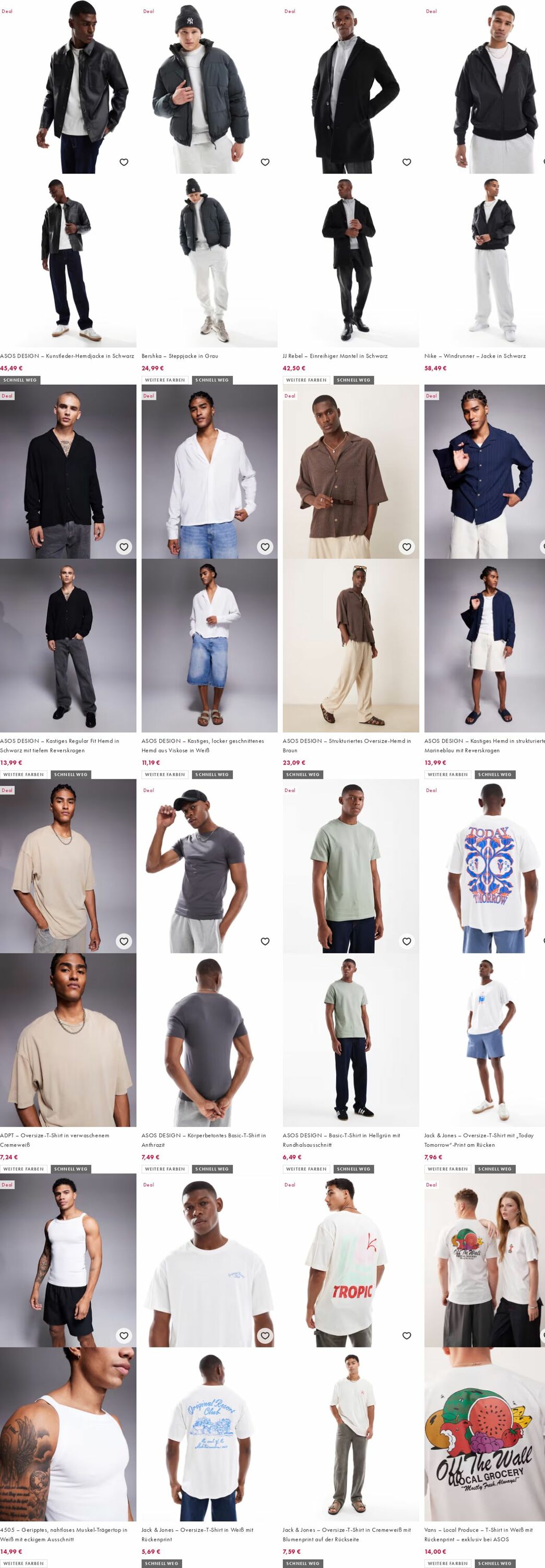 Prospekt Asos 27.10.2025 - 05.11.2025