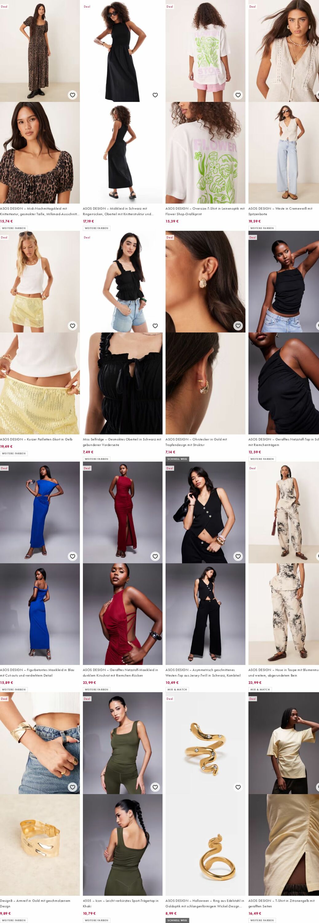 Prospekt Asos 27.10.2025 - 05.11.2025