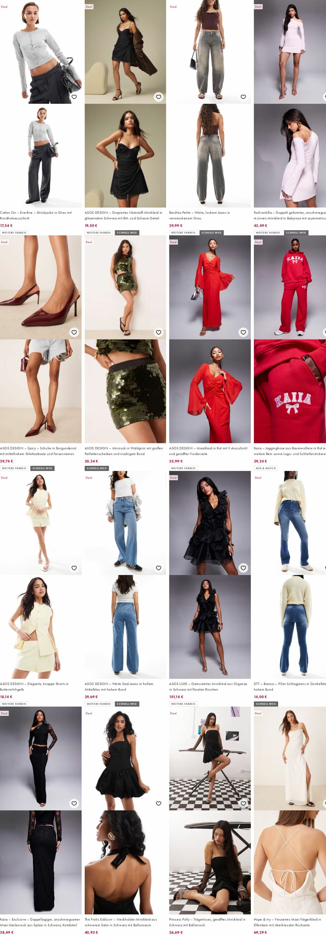 Prospekt Asos 27.10.2025 - 05.11.2025