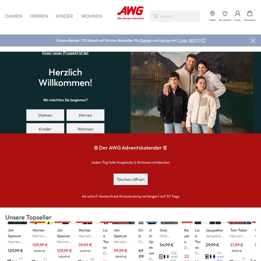 Prospekt AWG Mode 08.12.2025 - 17.12.2025