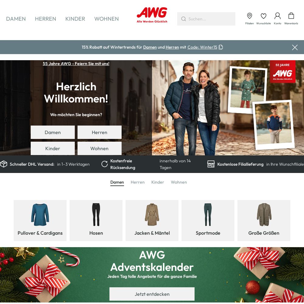 AWG Mode Wöchentliche Prospekte