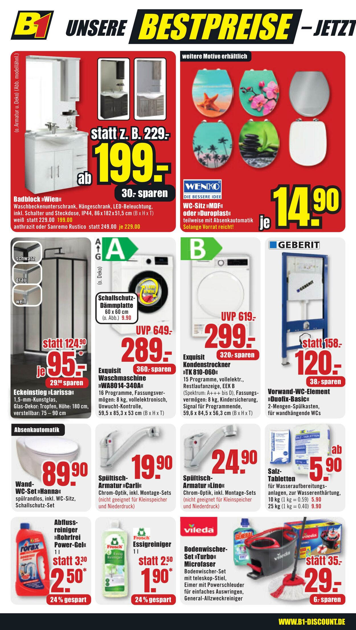 Prospekt B1 Discount Baumarkt 02.11.2024 - 08.11.2024