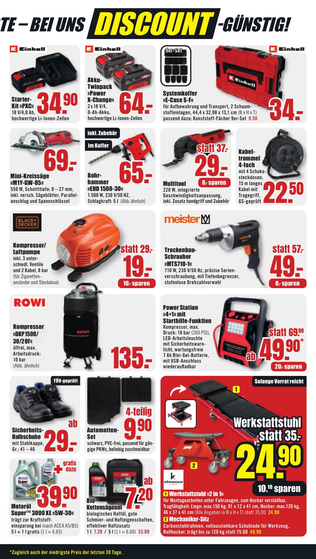 Prospekt B1 Discount Baumarkt 02.11.2024 - 08.11.2024