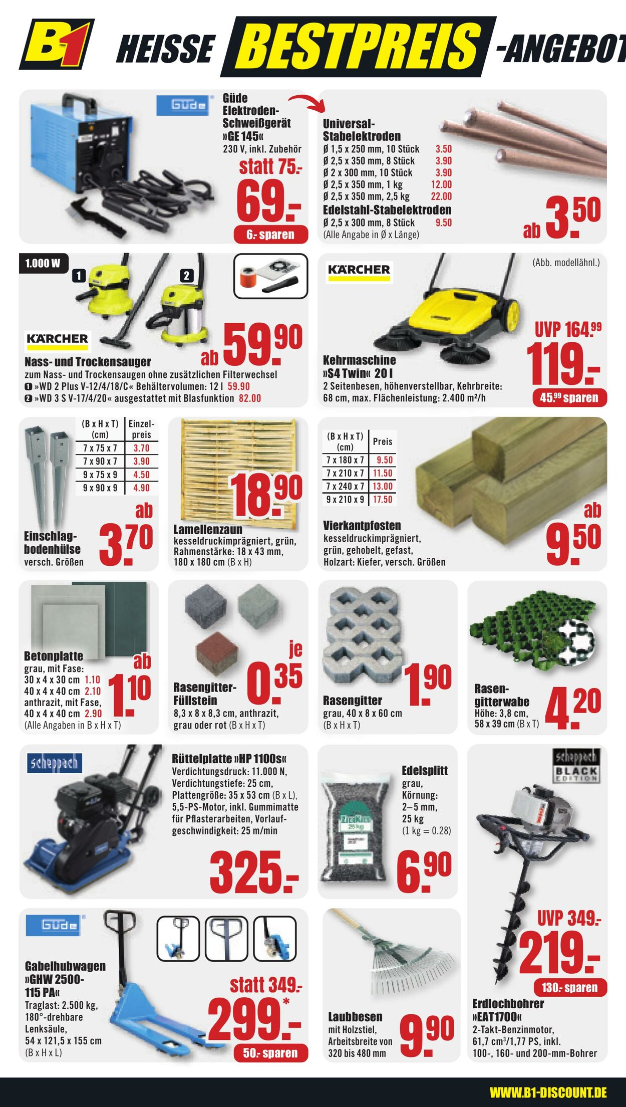 Prospekt B1 Discount Baumarkt 02.11.2024 - 08.11.2024