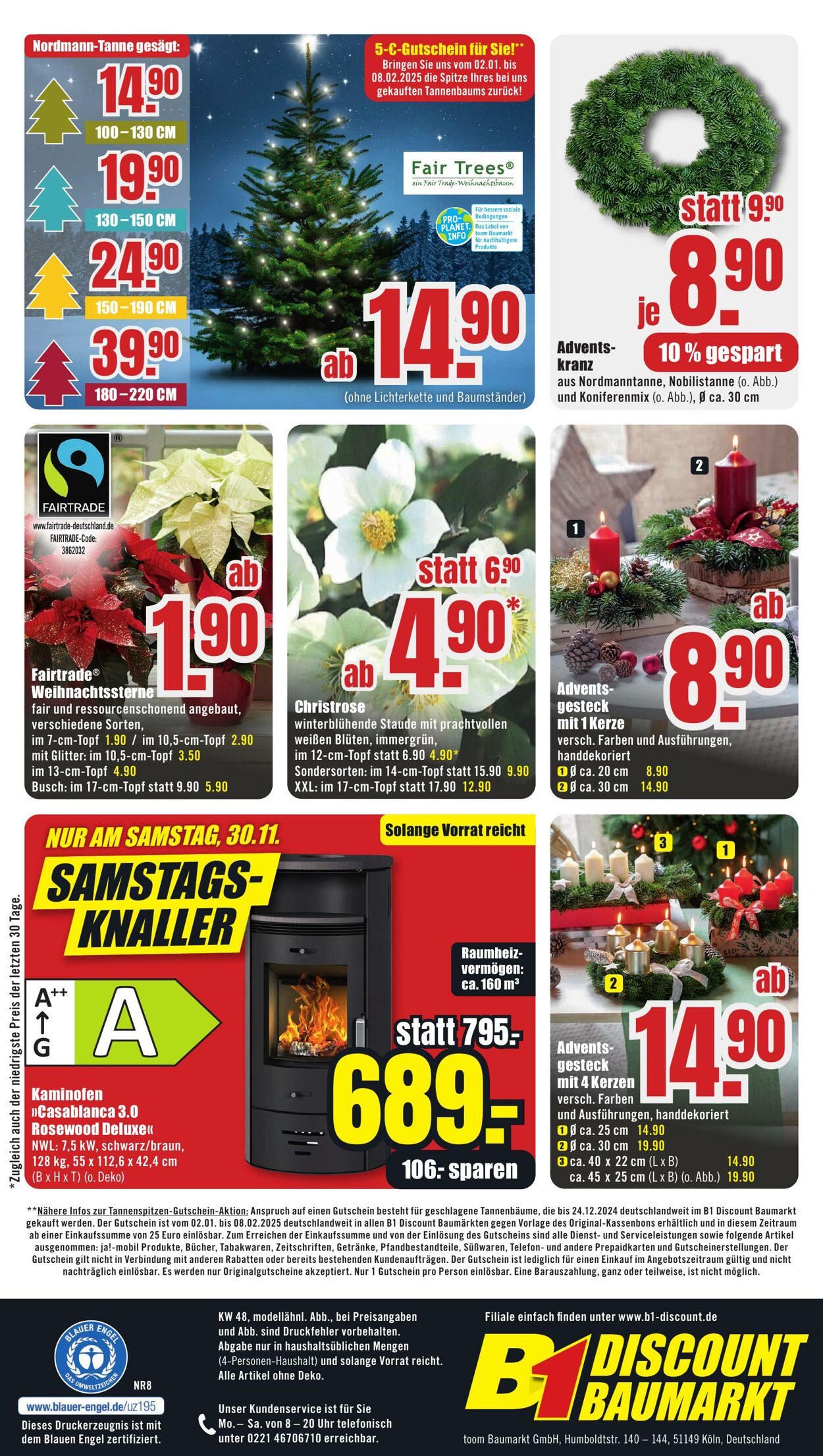 Prospekt B1 Discount Baumarkt 23.11.2024 - 29.11.2024