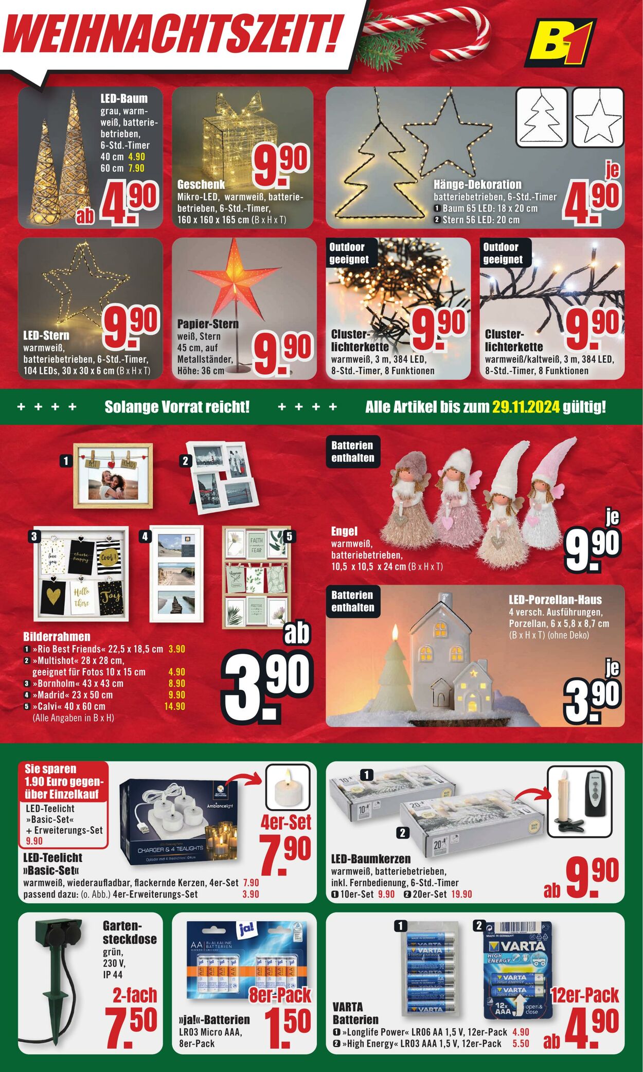 Prospekt B1 Discount Baumarkt 23.11.2024 - 29.11.2024