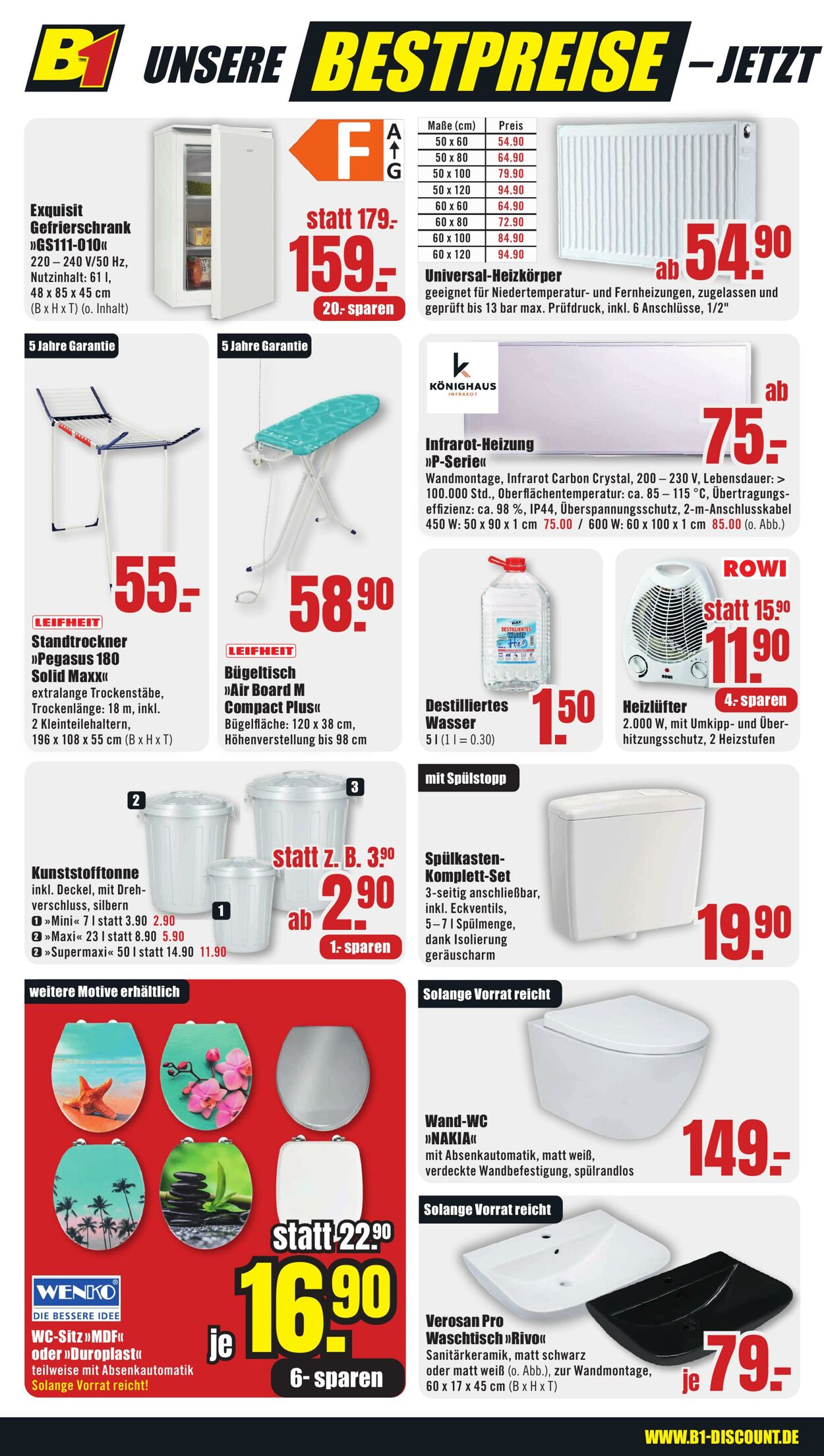 Prospekt B1 Discount Baumarkt 14.09.2024 - 20.09.2024