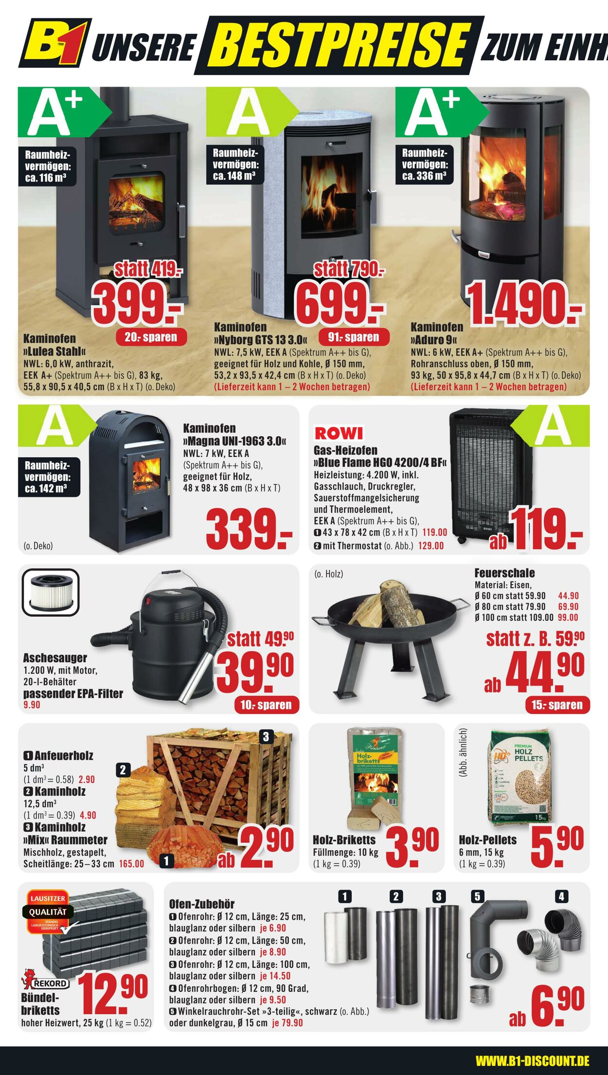 Prospekt B1 Discount Baumarkt 17.08.2024 - 23.08.2024