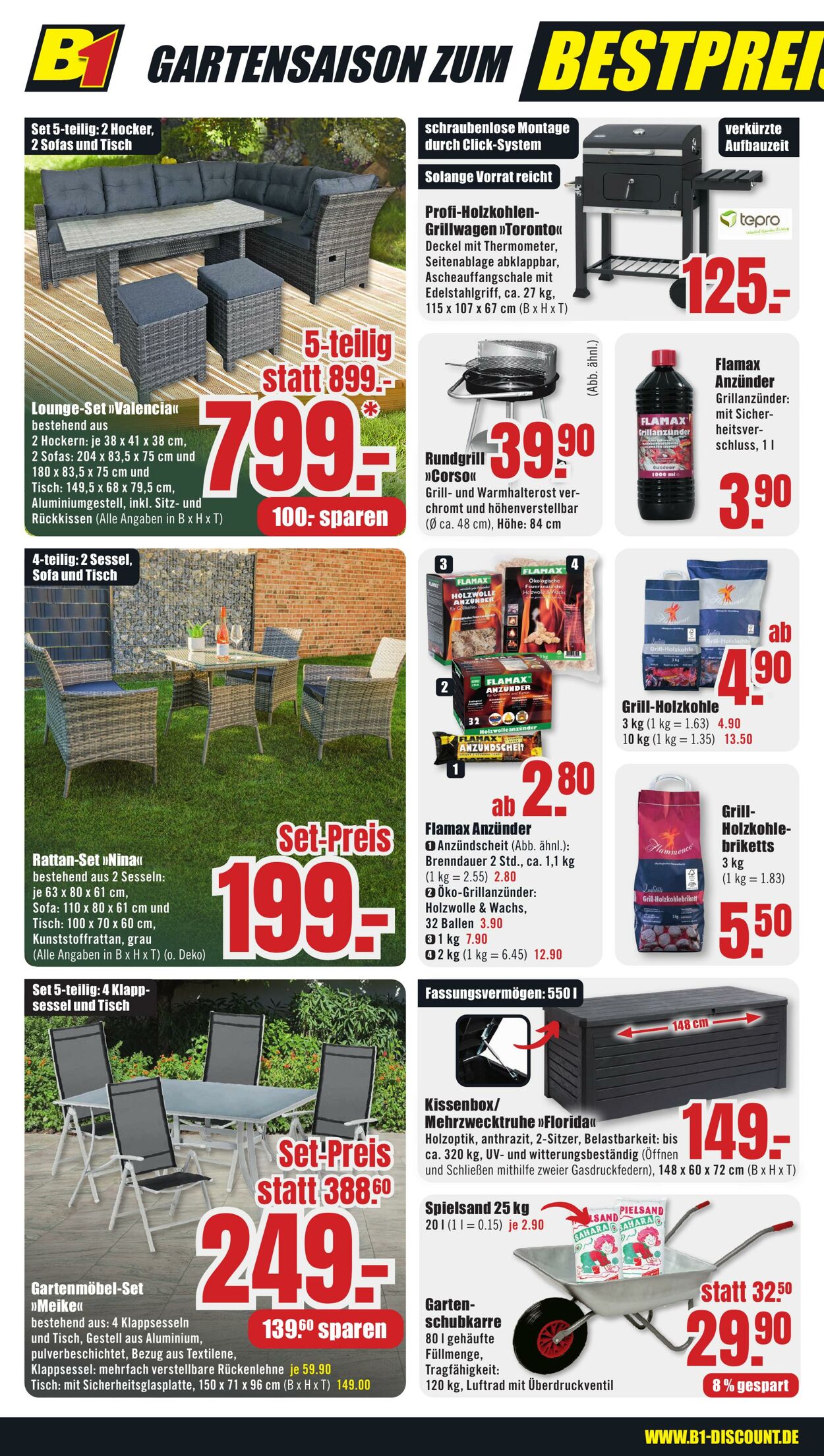 Prospekt B1 Discount Baumarkt 17.08.2024 - 23.08.2024