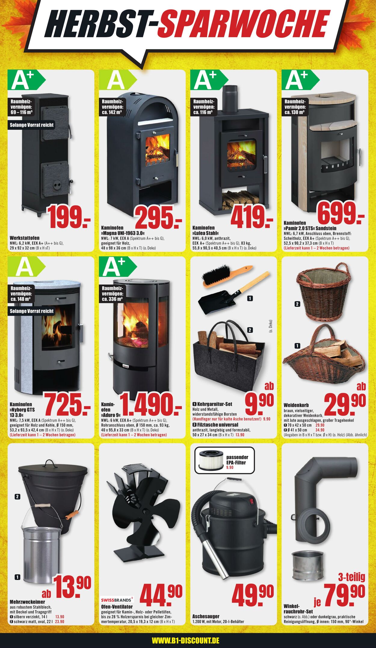 Prospekt B1 Discount Baumarkt 26.10.2024 - 01.11.2024