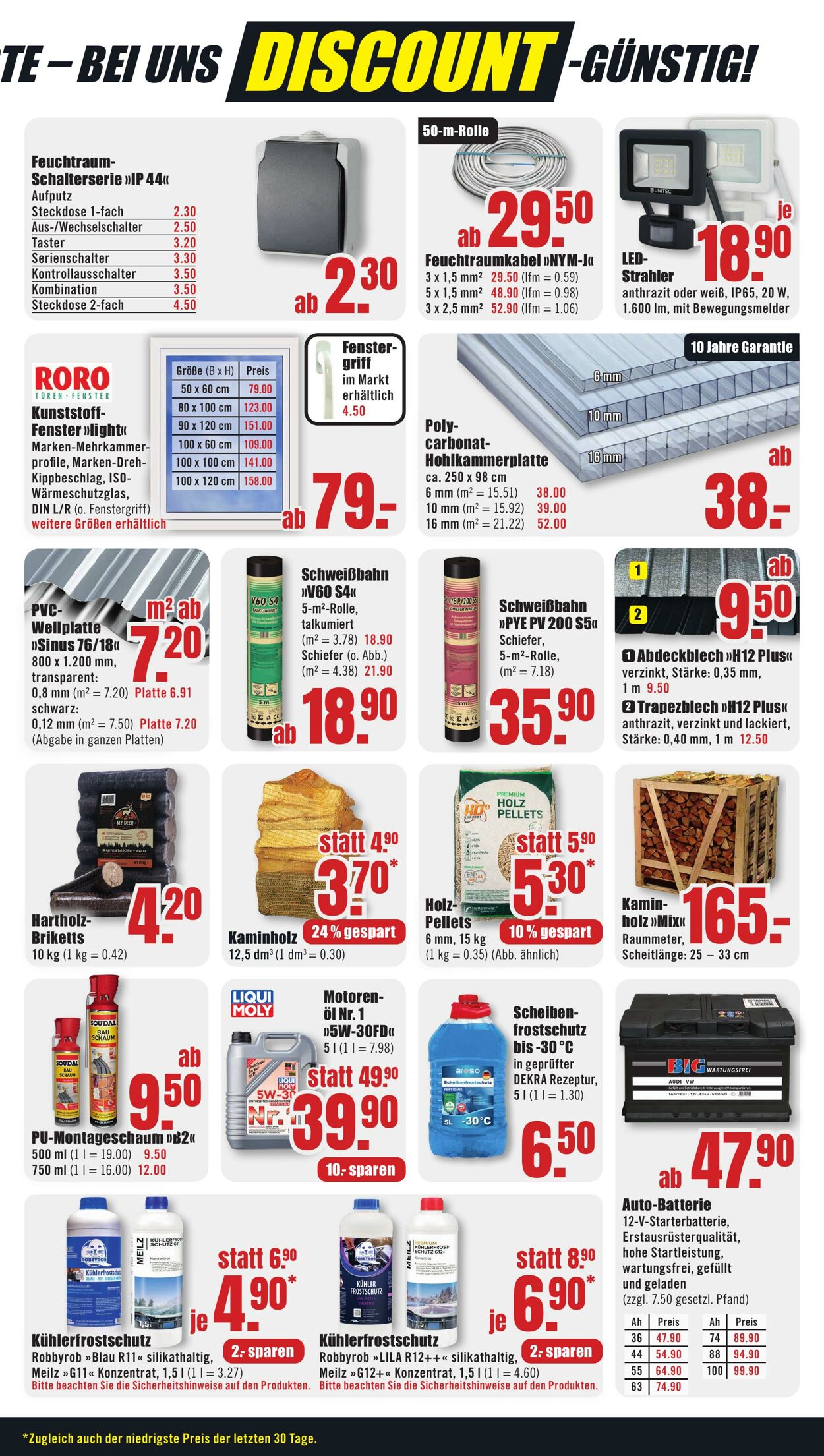 Prospekt B1 Discount Baumarkt 04.01.2025 - 10.01.2025