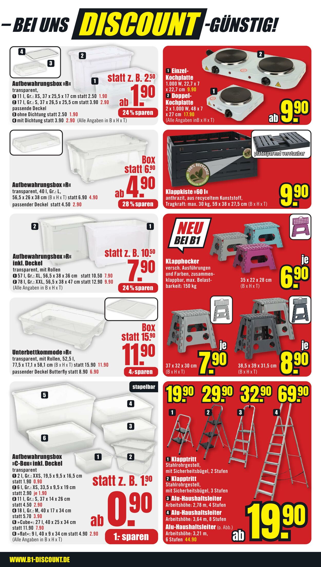 Prospekt B1 Discount Baumarkt 04.01.2025 - 10.01.2025