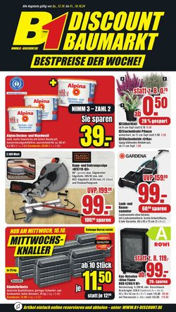 Prospekt B1 Discount Baumarkt 13.04.2024 - 19.04.2024