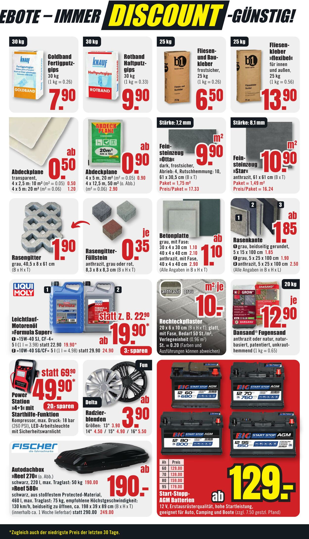 Prospekt B1 Discount Baumarkt 30.11.2024 - 06.12.2024