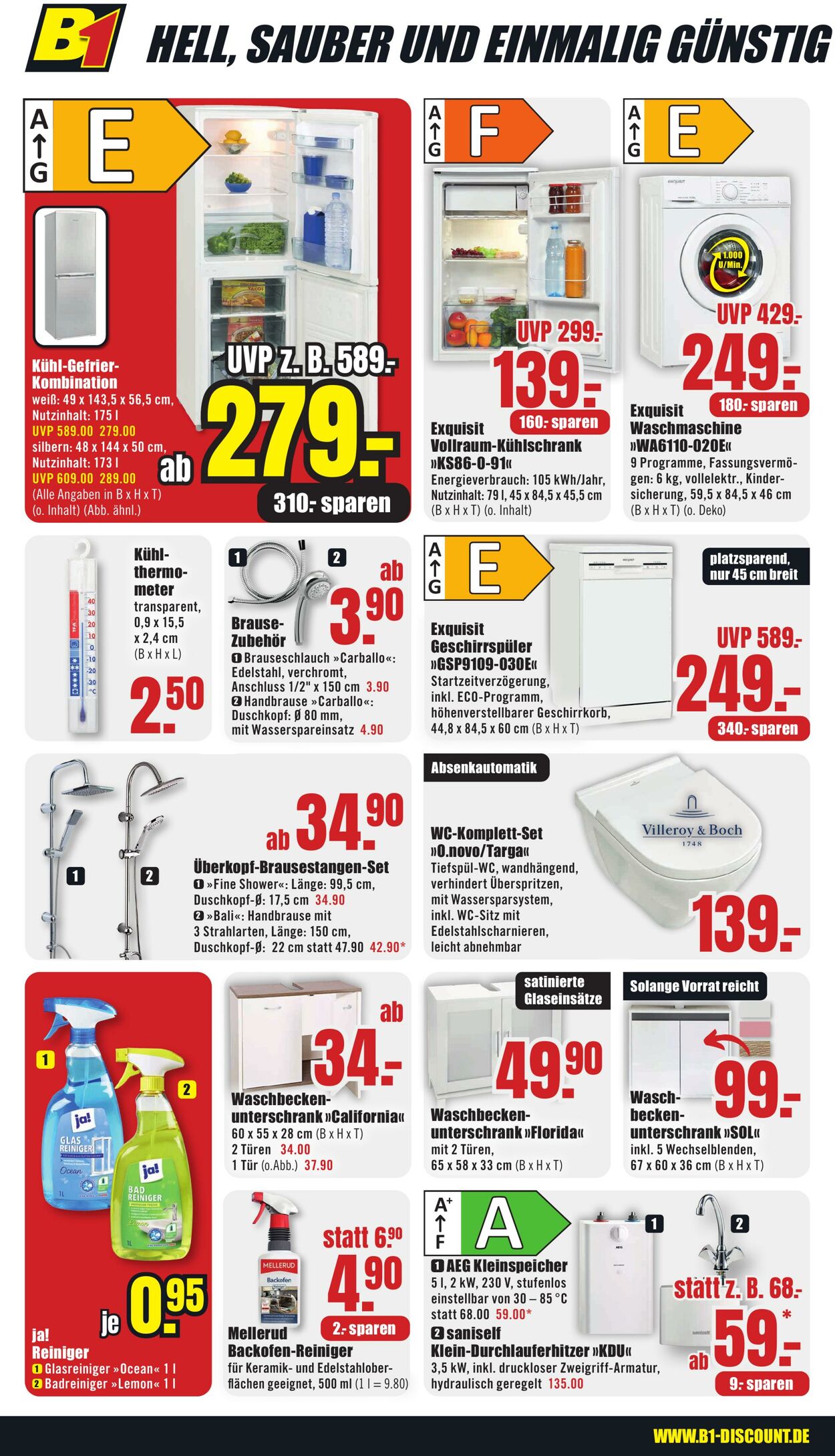 Prospekt B1 Discount Baumarkt 30.11.2024 - 06.12.2024