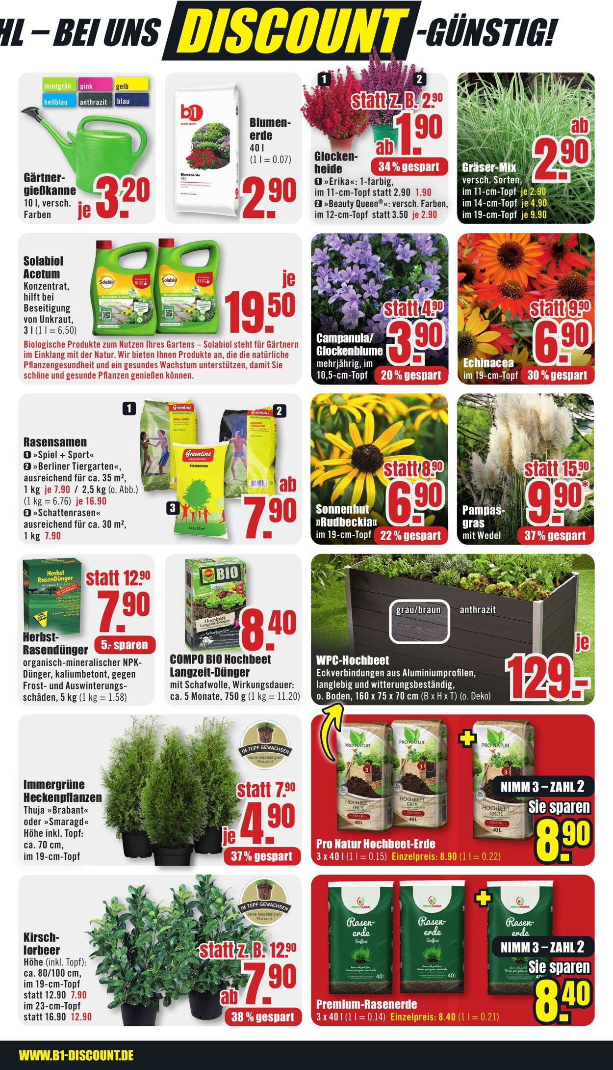 Prospekt B1 Discount Baumarkt 16.08.2025 - 22.08.2025
