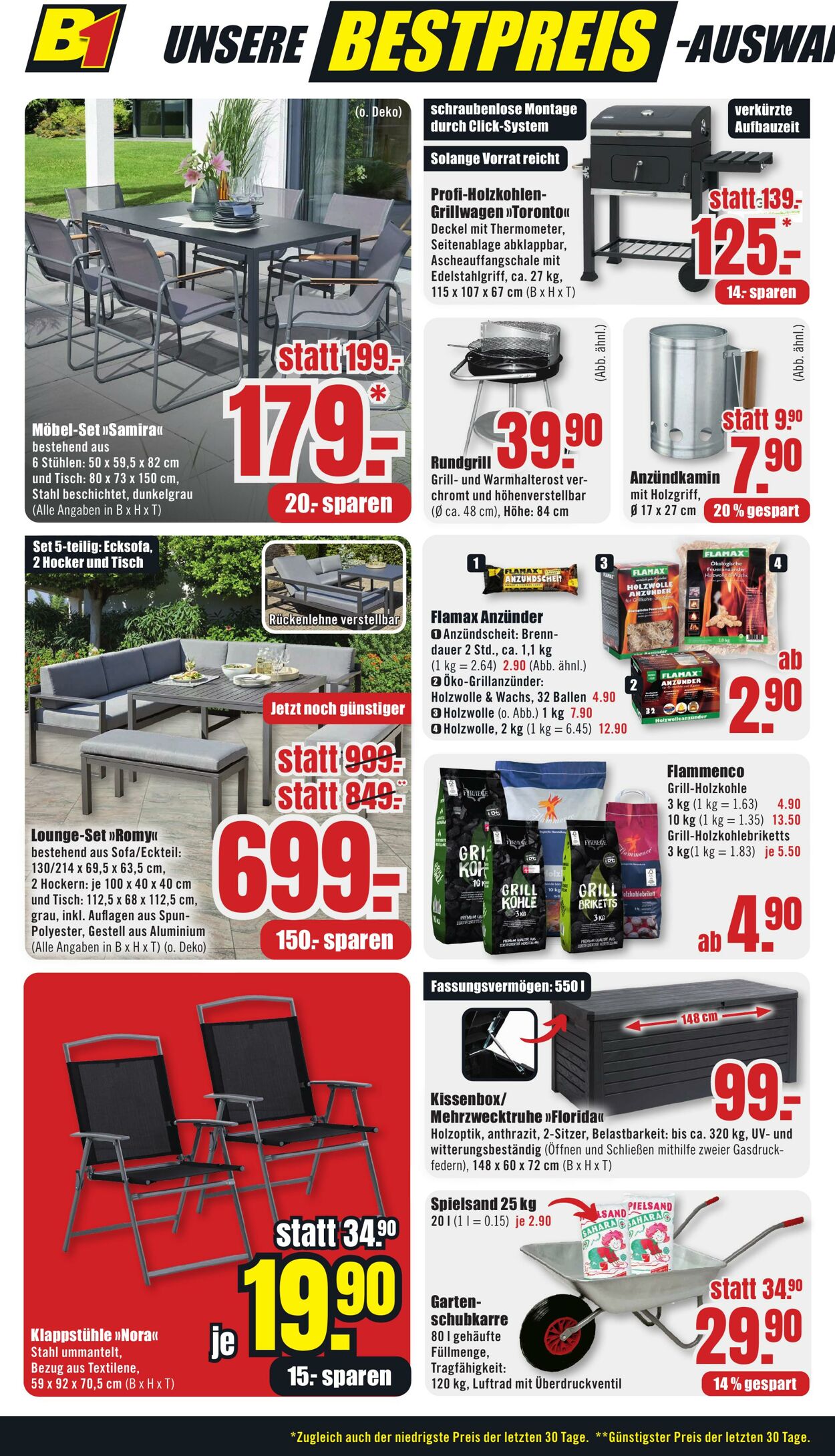 Prospekt B1 Discount Baumarkt 16.08.2025 - 22.08.2025