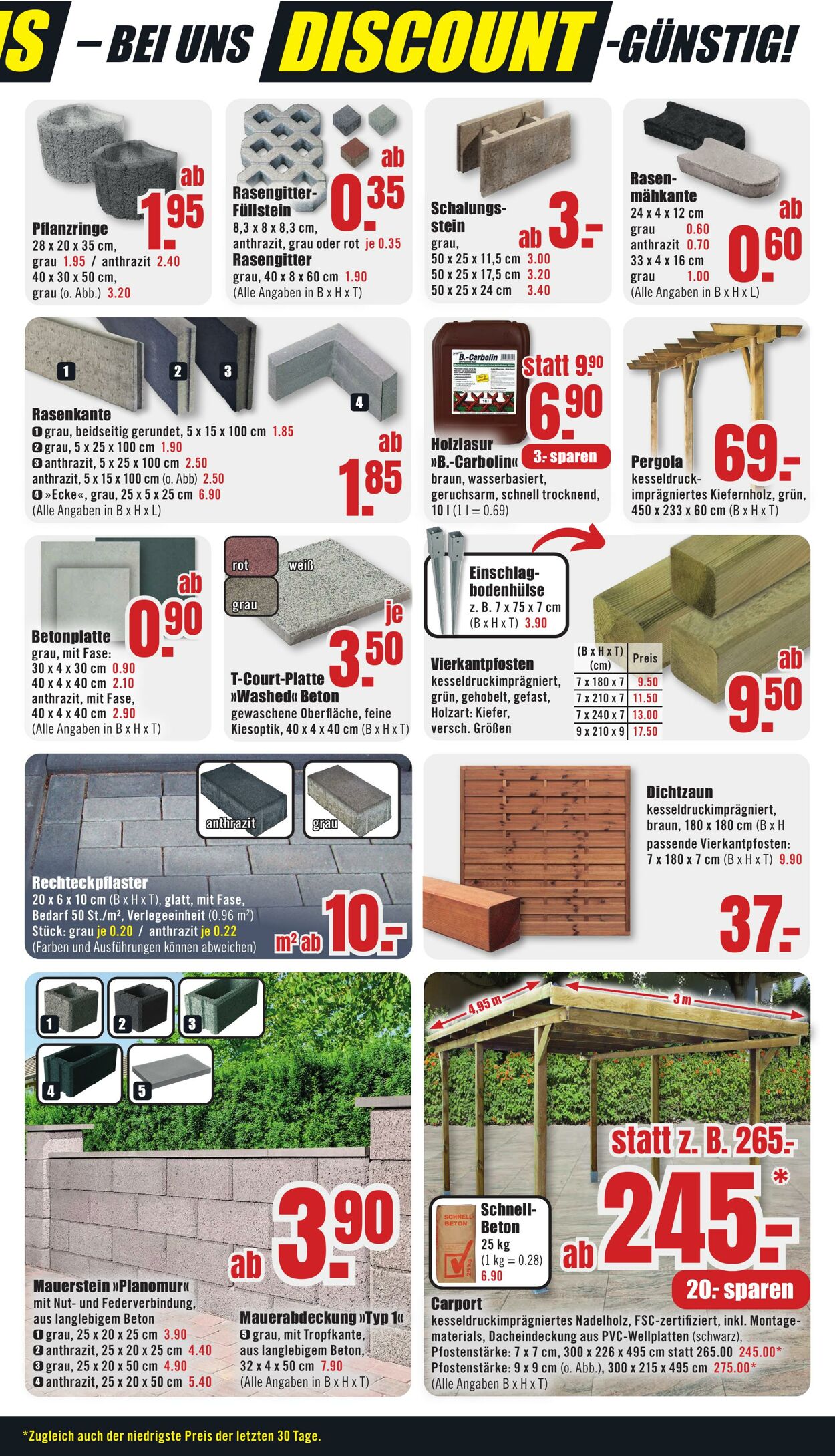 Prospekt B1 Discount Baumarkt 06.09.2025 - 12.09.2025