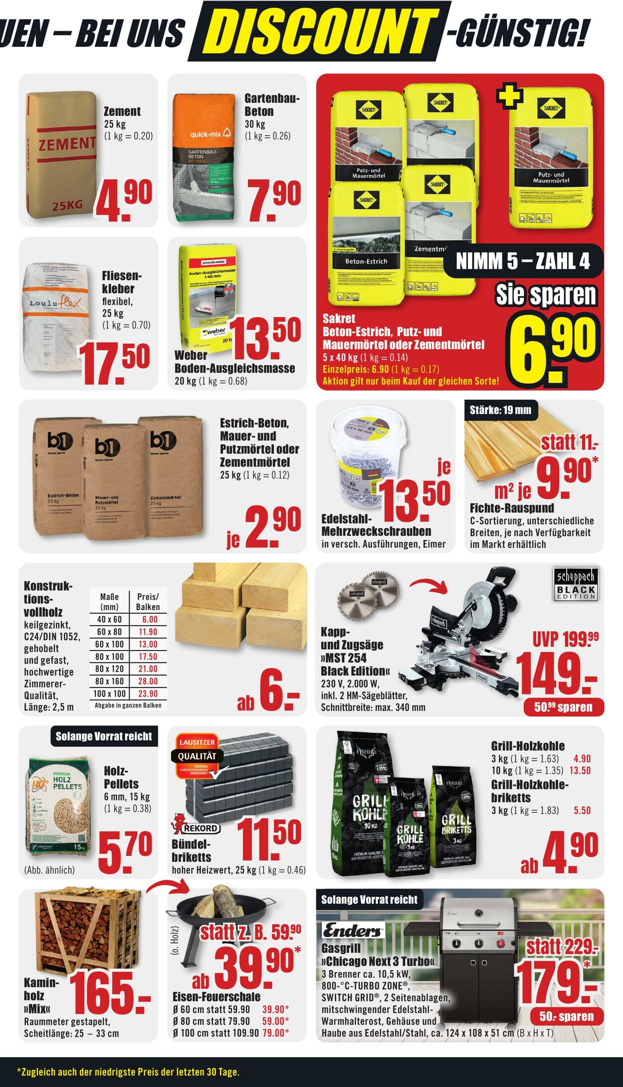 Prospekt B1 Discount Baumarkt 06.09.2025 - 12.09.2025