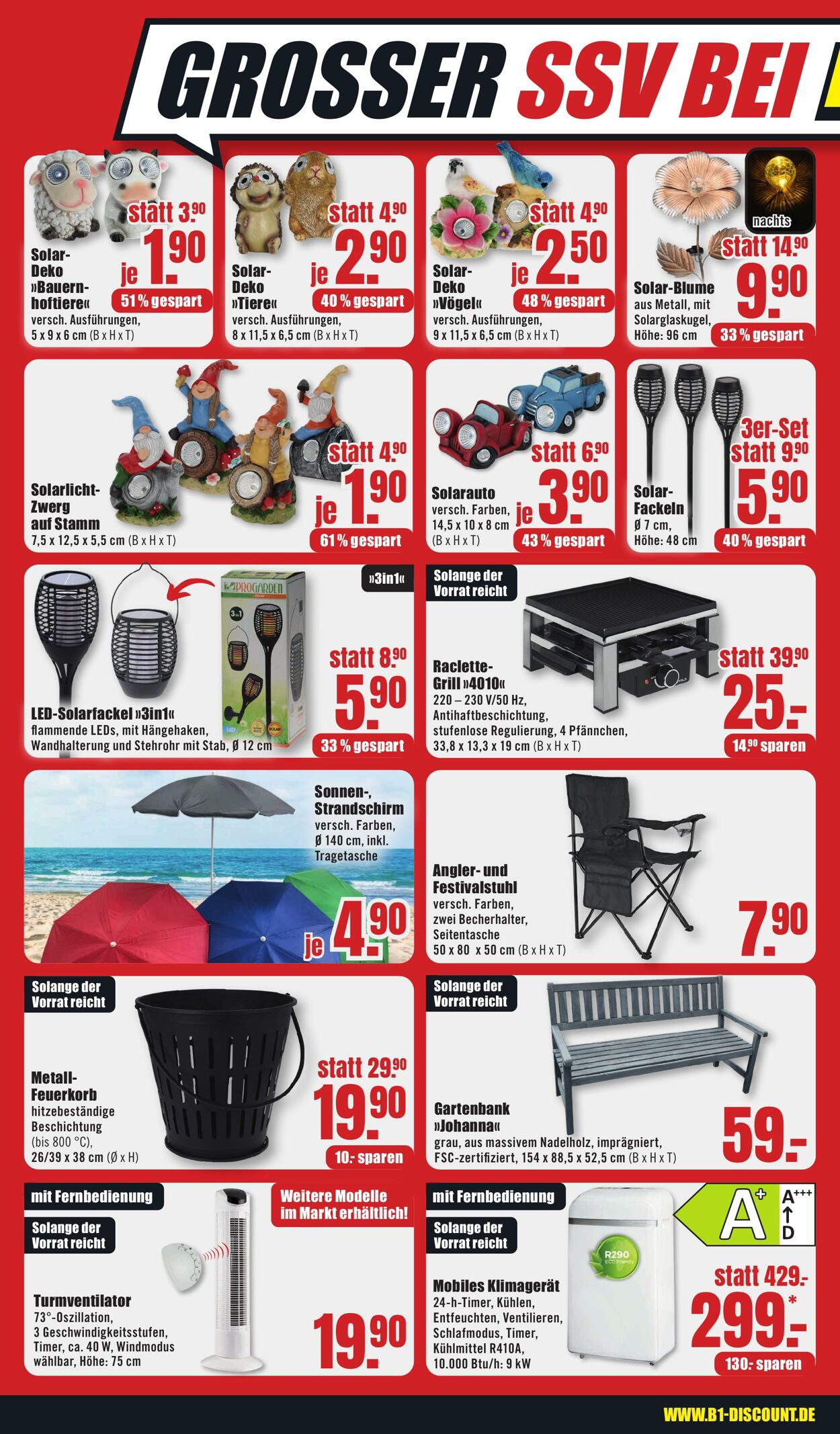 Prospekt B1 Discount Baumarkt 21.06.2025 - 27.06.2025