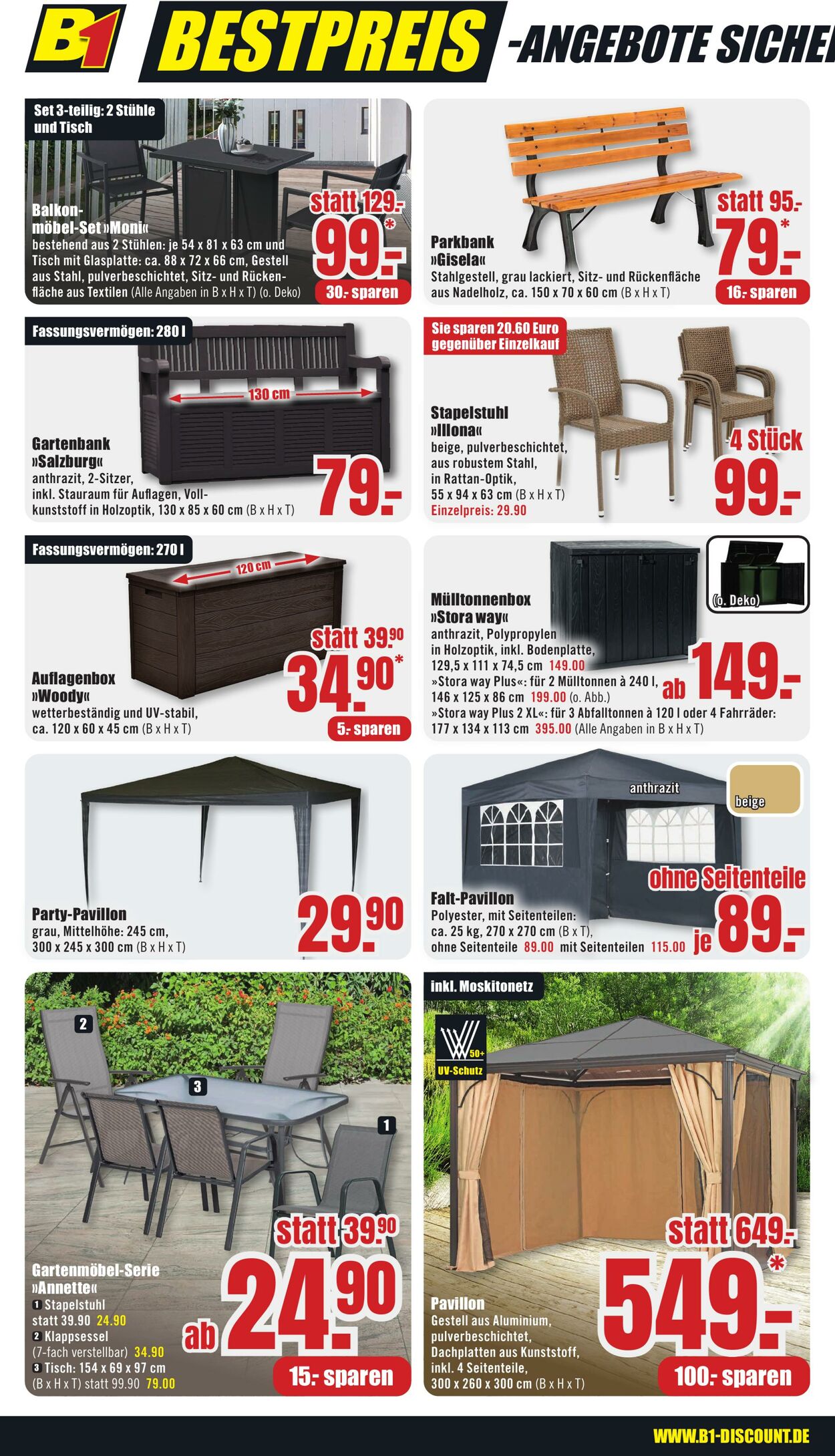 Prospekt B1 Discount Baumarkt 21.06.2025 - 27.06.2025