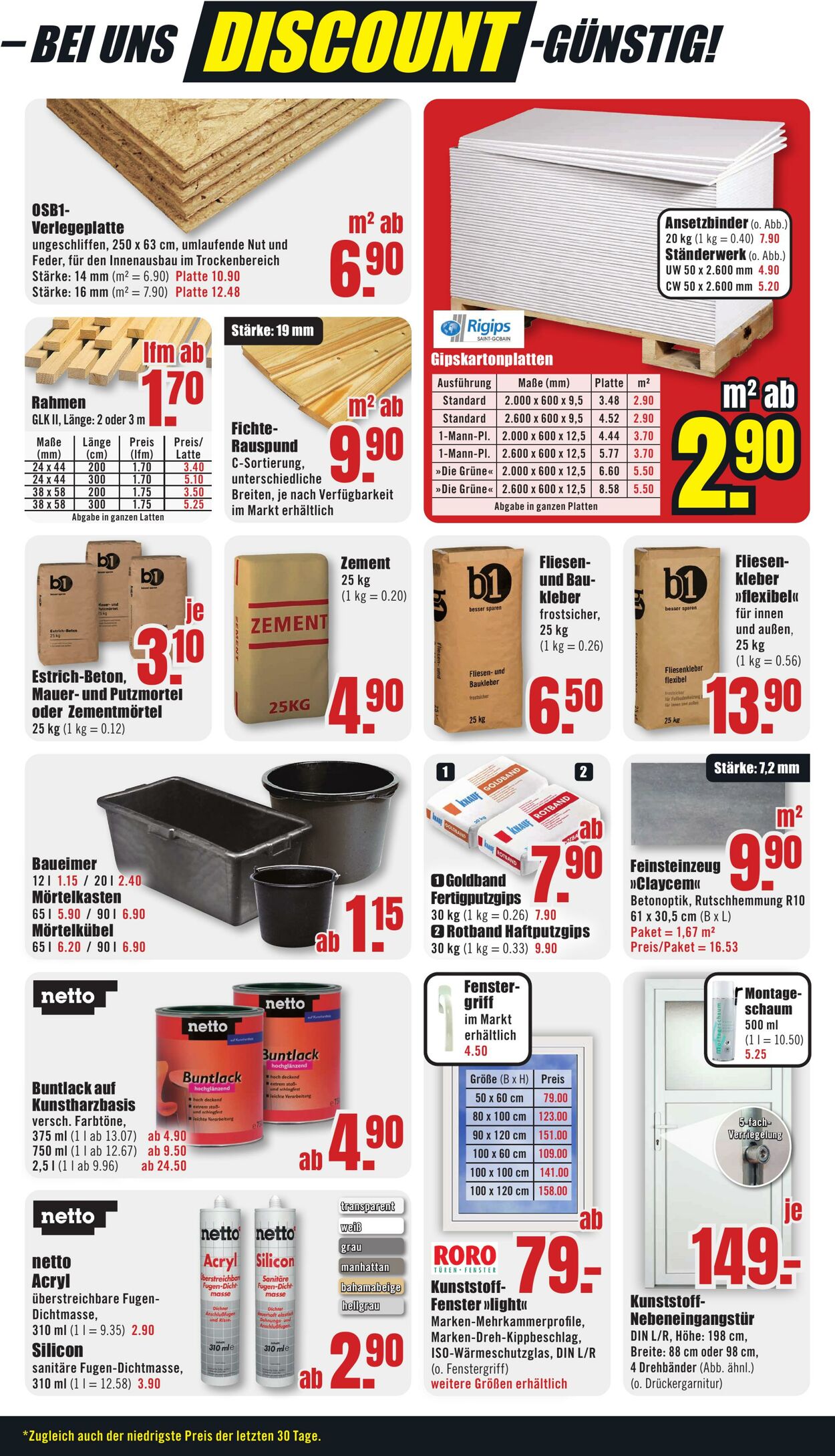 Prospekt B1 Discount Baumarkt 21.06.2025 - 27.06.2025