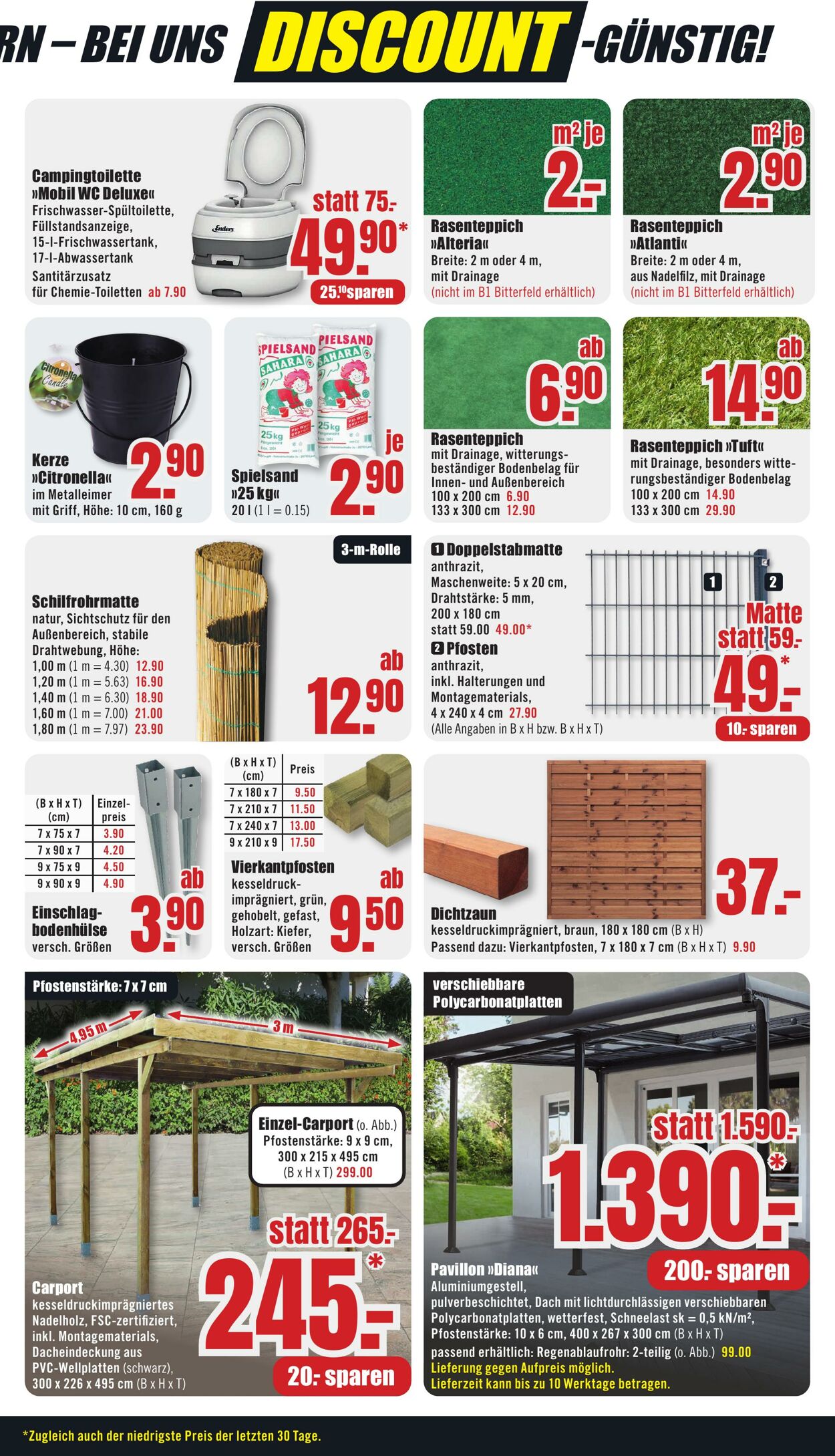 Prospekt B1 Discount Baumarkt 21.06.2025 - 27.06.2025