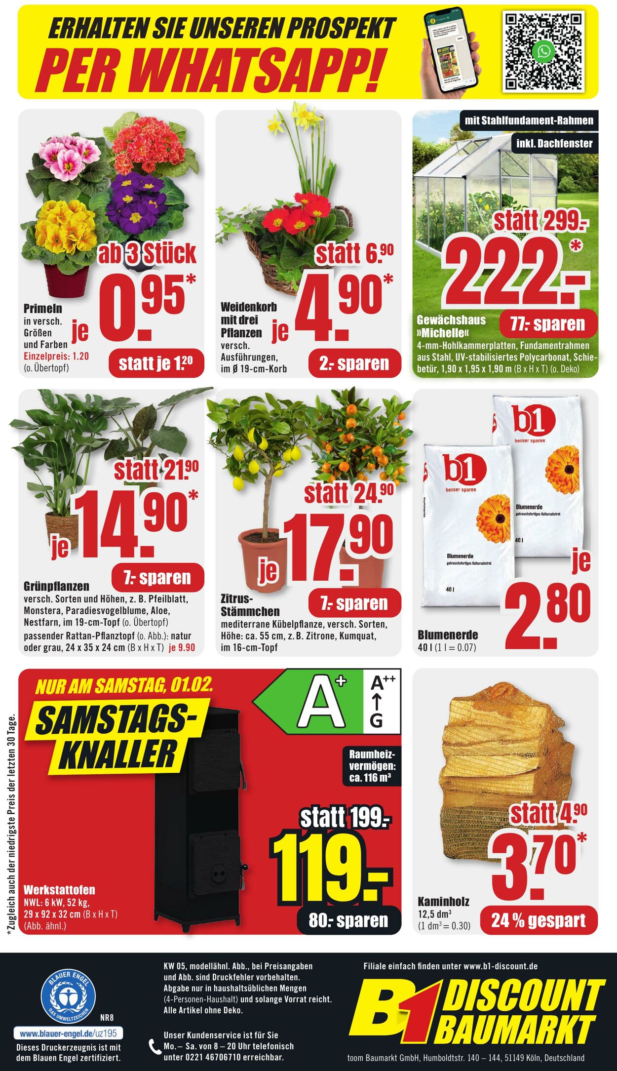 Prospekt B1 Discount Baumarkt 18.01.2025 - 24.01.2025