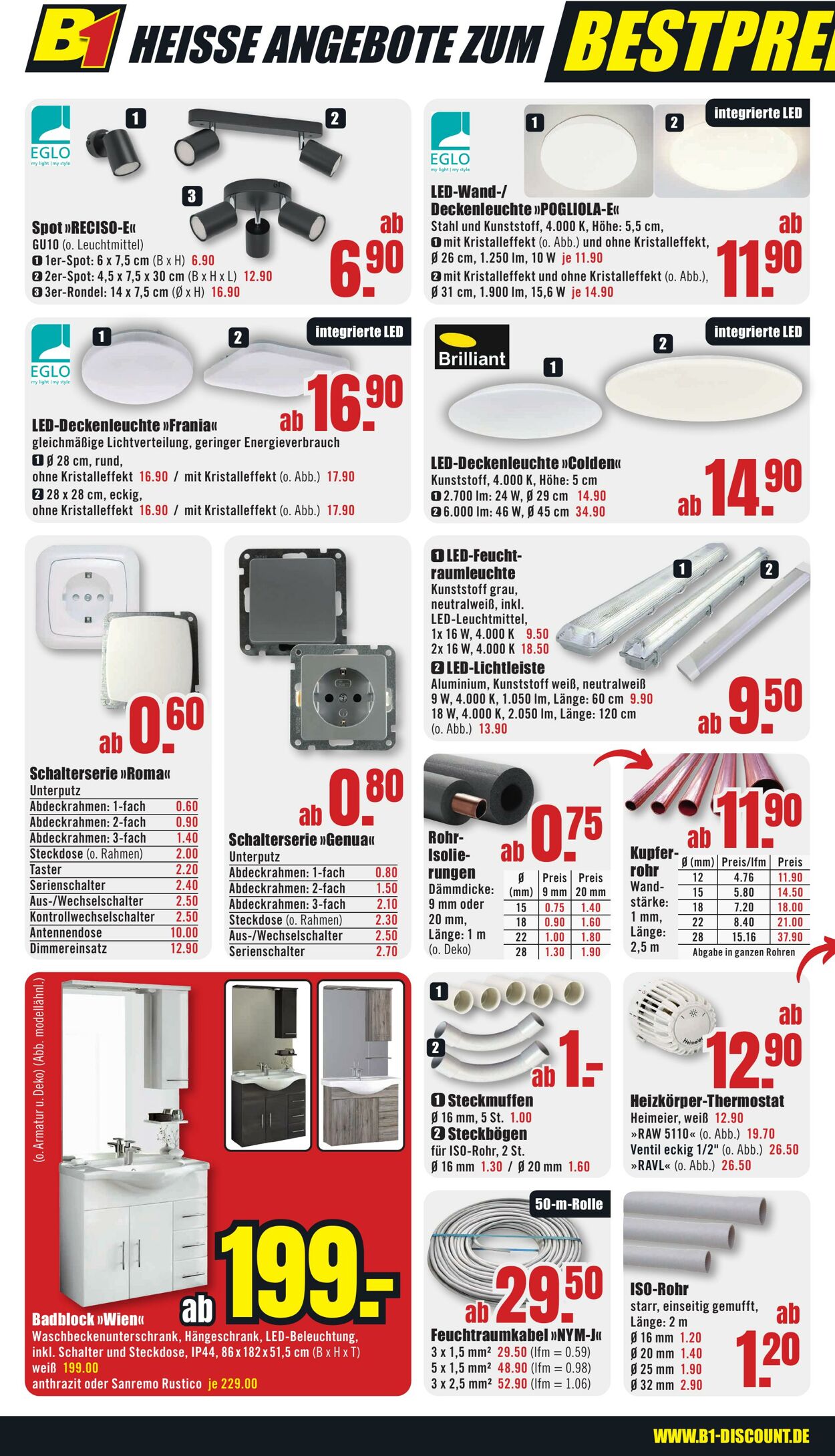 Prospekt B1 Discount Baumarkt 18.01.2025 - 24.01.2025