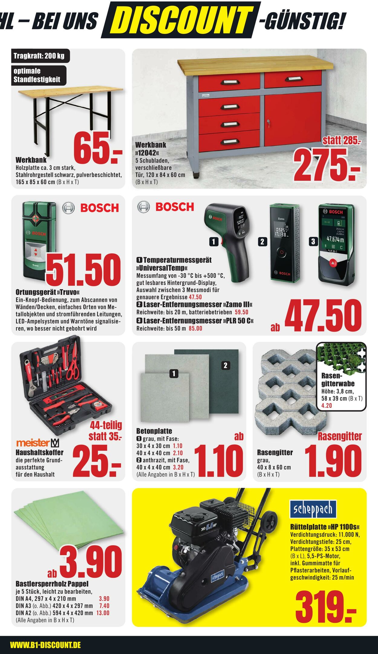 Prospekt B1 Discount Baumarkt 28.10.2023 - 03.11.2023