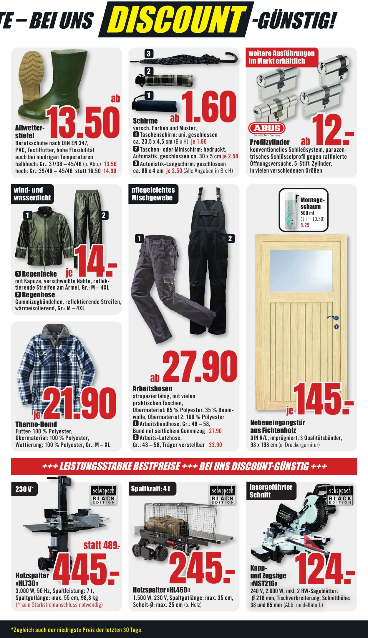 Prospekt B1 Discount Baumarkt 28.10.2023 - 03.11.2023