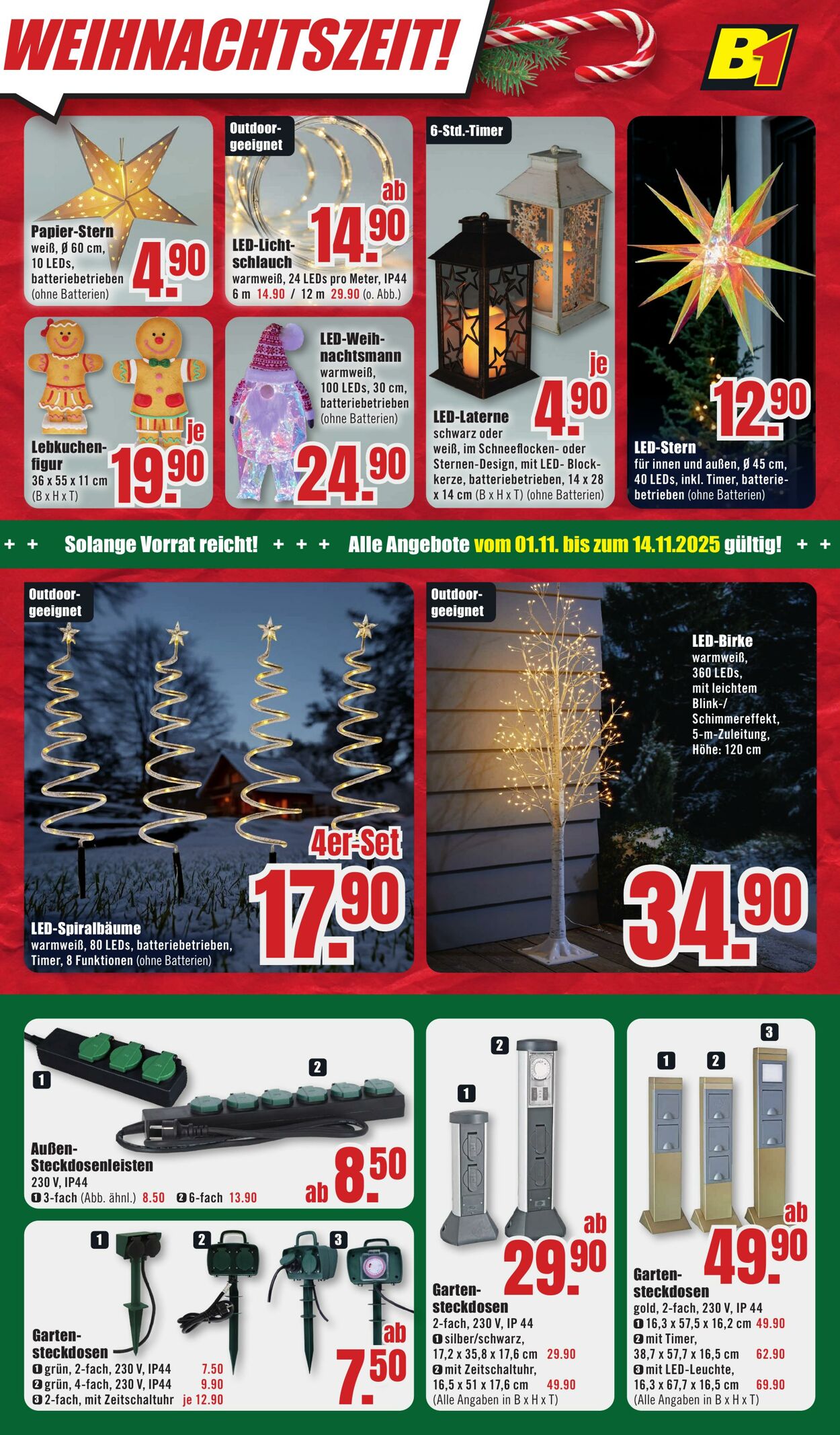 Prospekt B1 Discount Baumarkt 01.11.2025 - 07.11.2025
