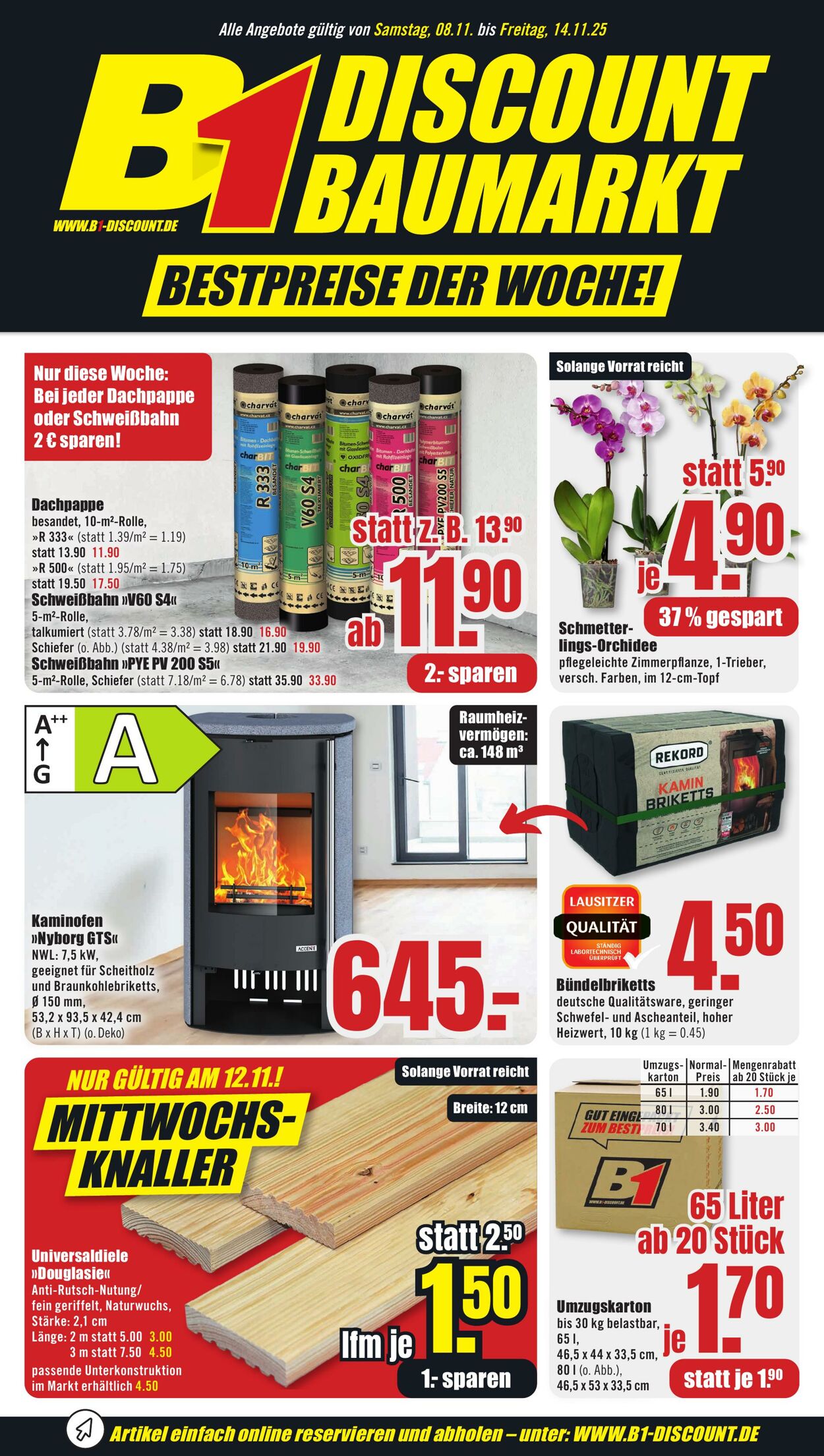 Prospekt B1 Discount Baumarkt 01.11.2025 - 07.11.2025