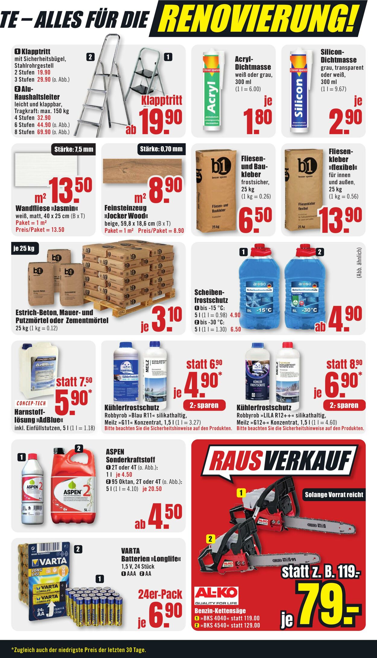 Prospekt B1 Discount Baumarkt 07.12.2024 - 13.12.2024