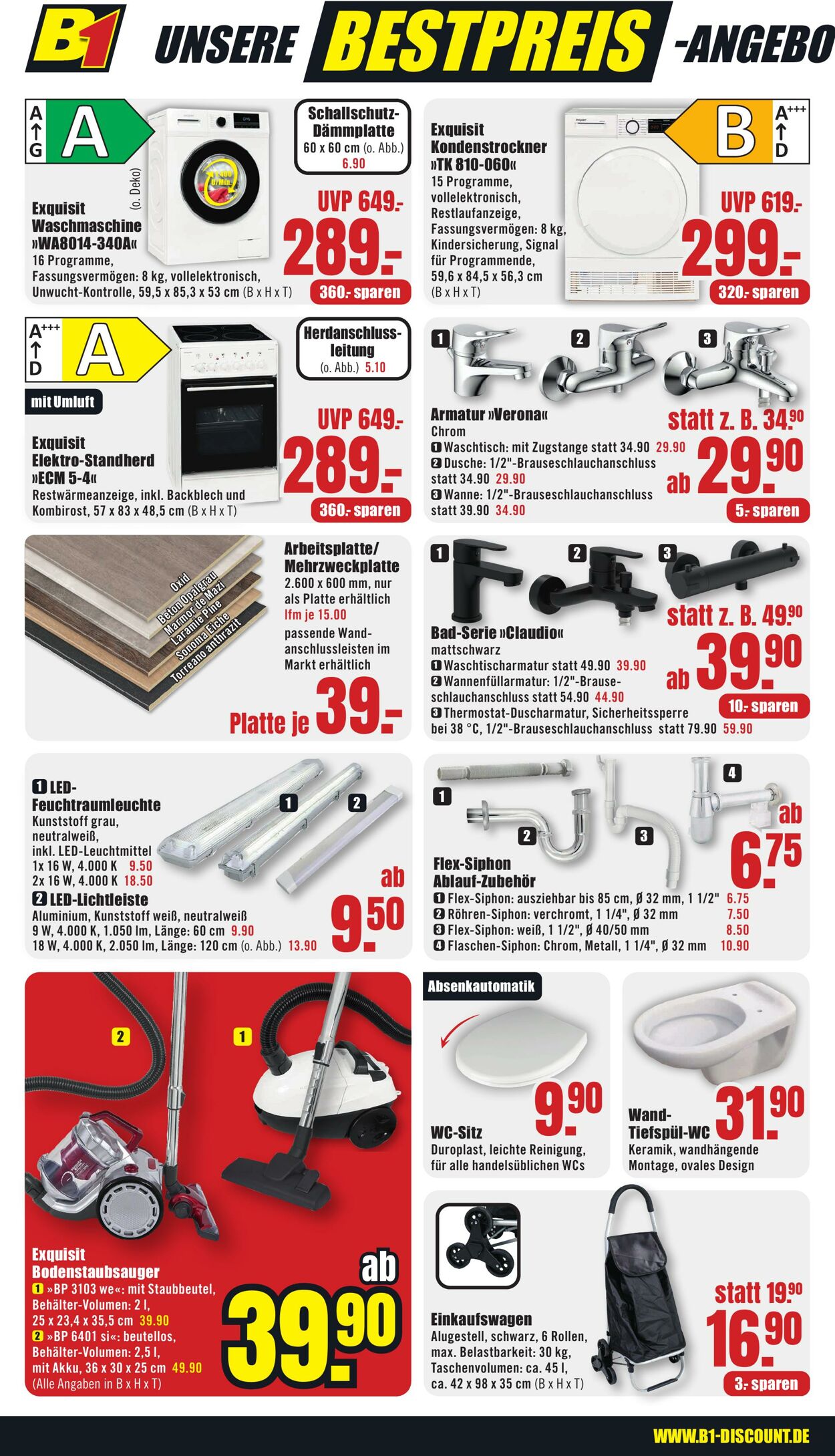 Prospekt B1 Discount Baumarkt 07.12.2024 - 13.12.2024