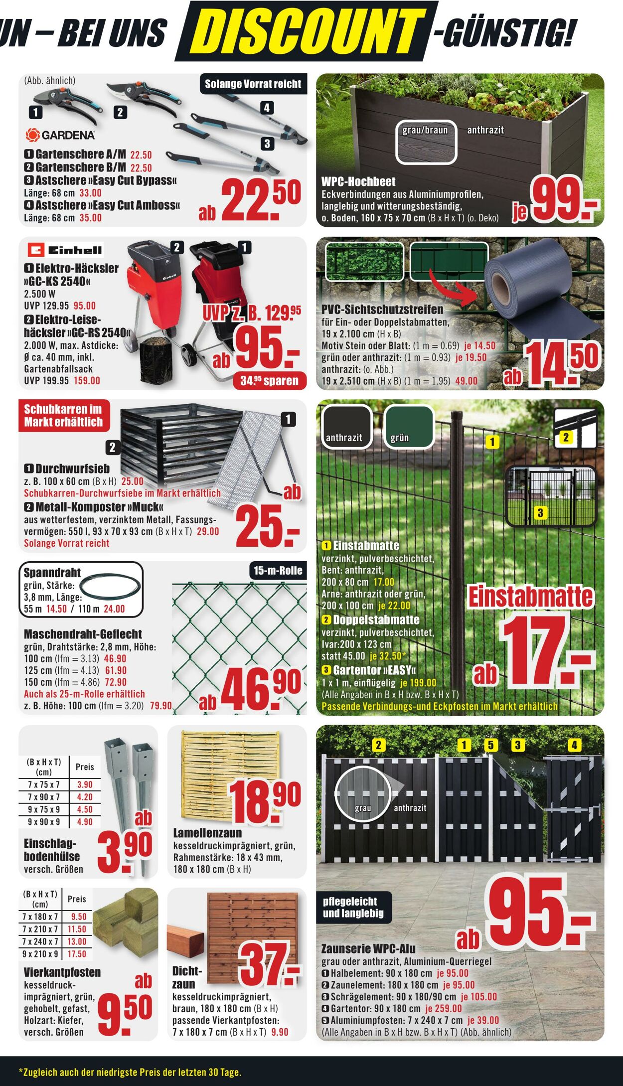 Prospekt B1 Discount Baumarkt 11.10.2025 - 17.10.2025