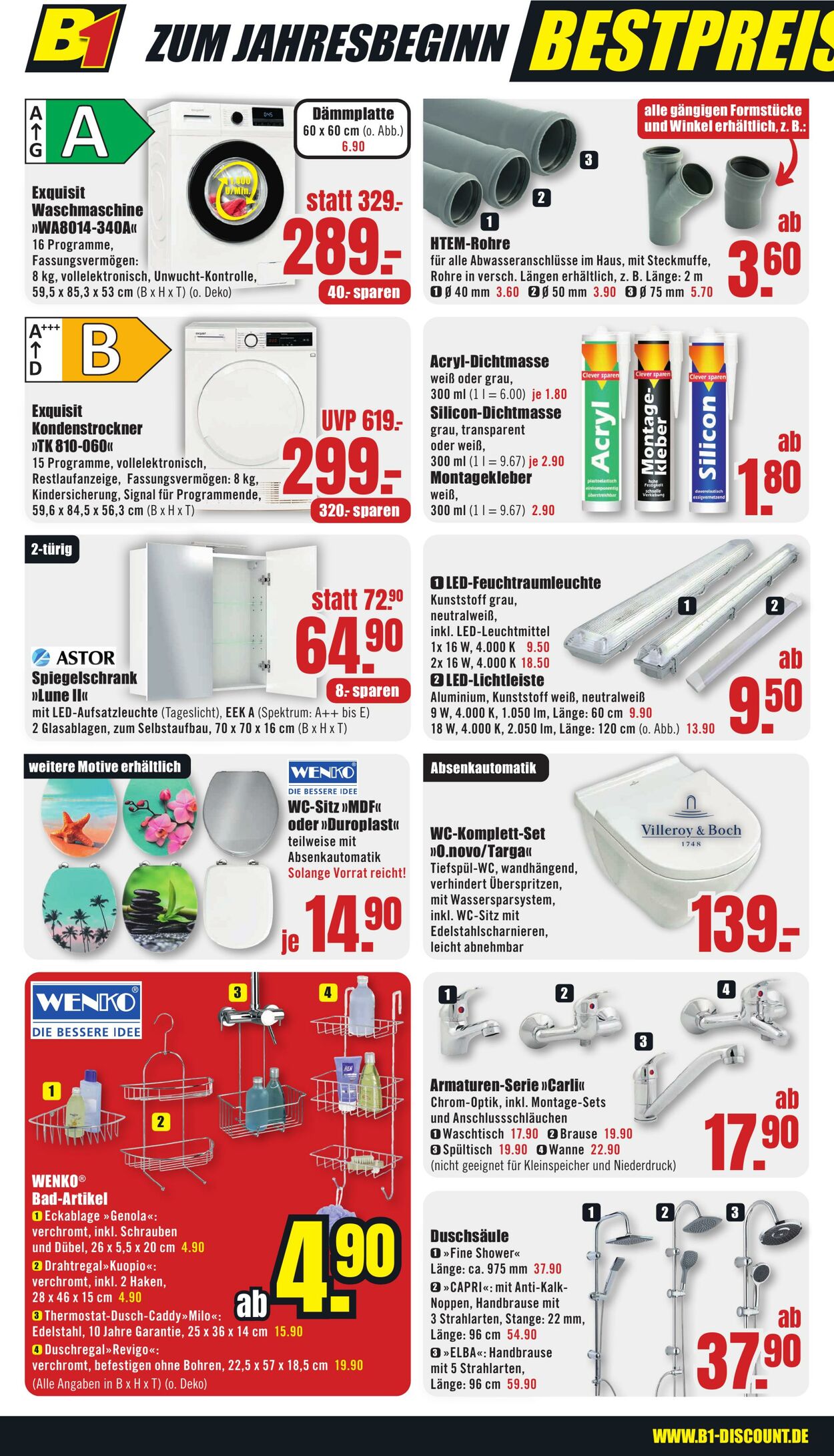 Prospekt B1 Discount Baumarkt 21.12.2024 - 27.12.2024