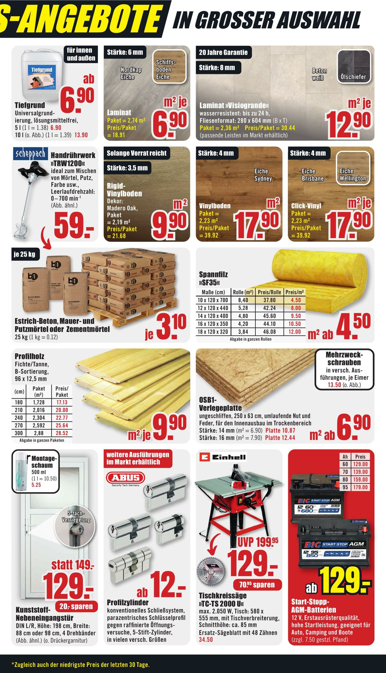 Prospekt B1 Discount Baumarkt 21.12.2024 - 27.12.2024